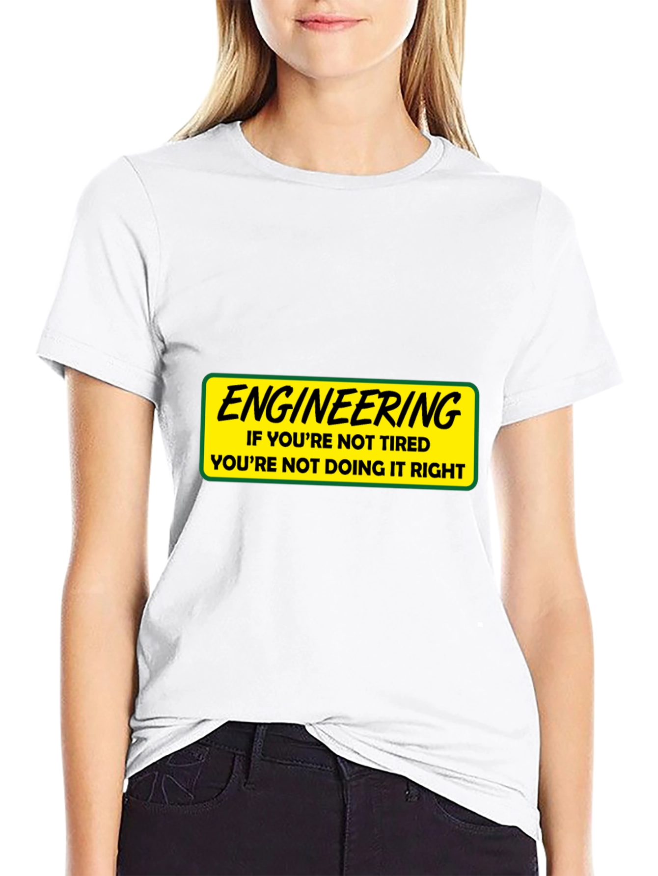 Engineering Tired T-Shirt: Funny Gift for Engineers