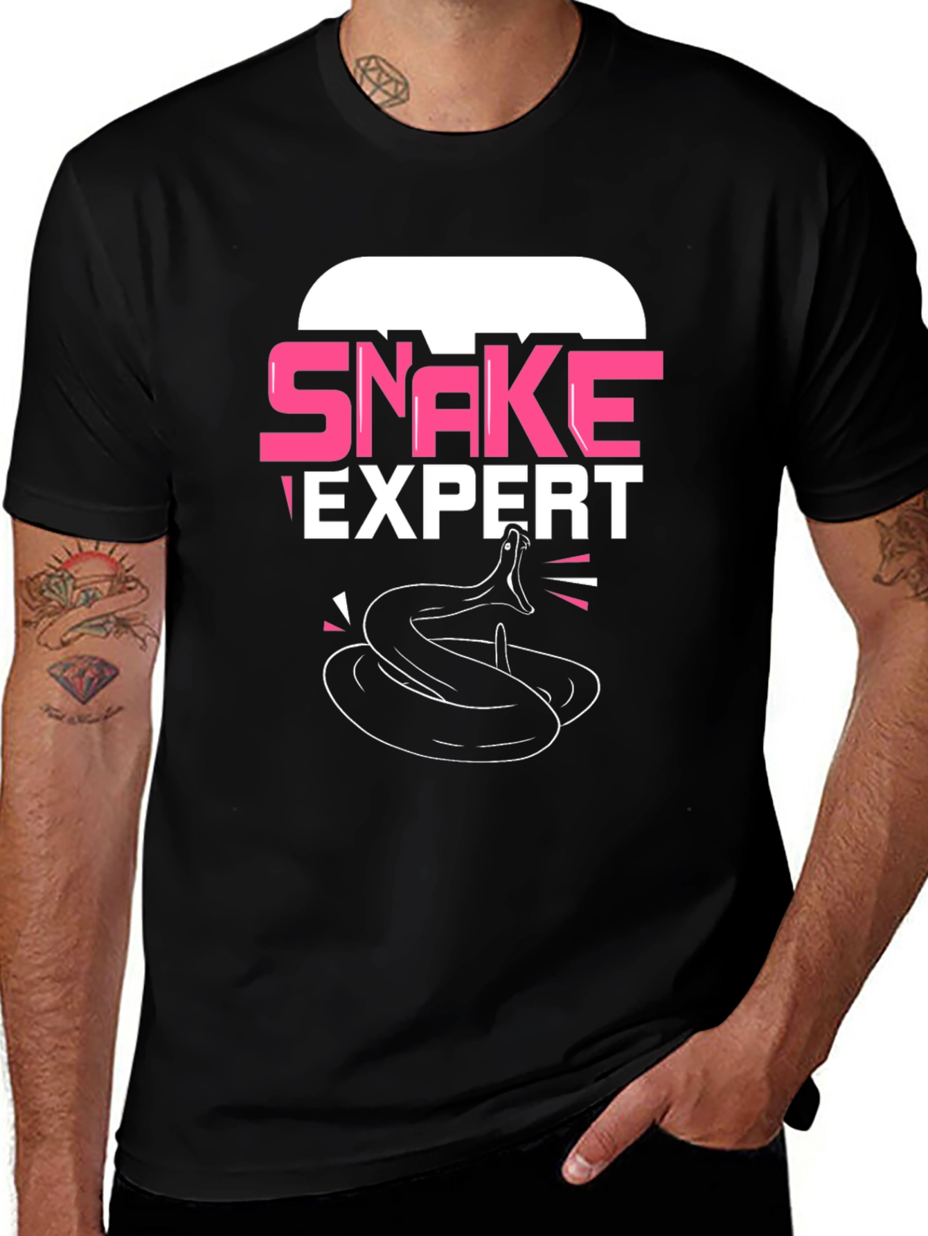 Snake Expert T-Shirt - Reptile Lover Tee