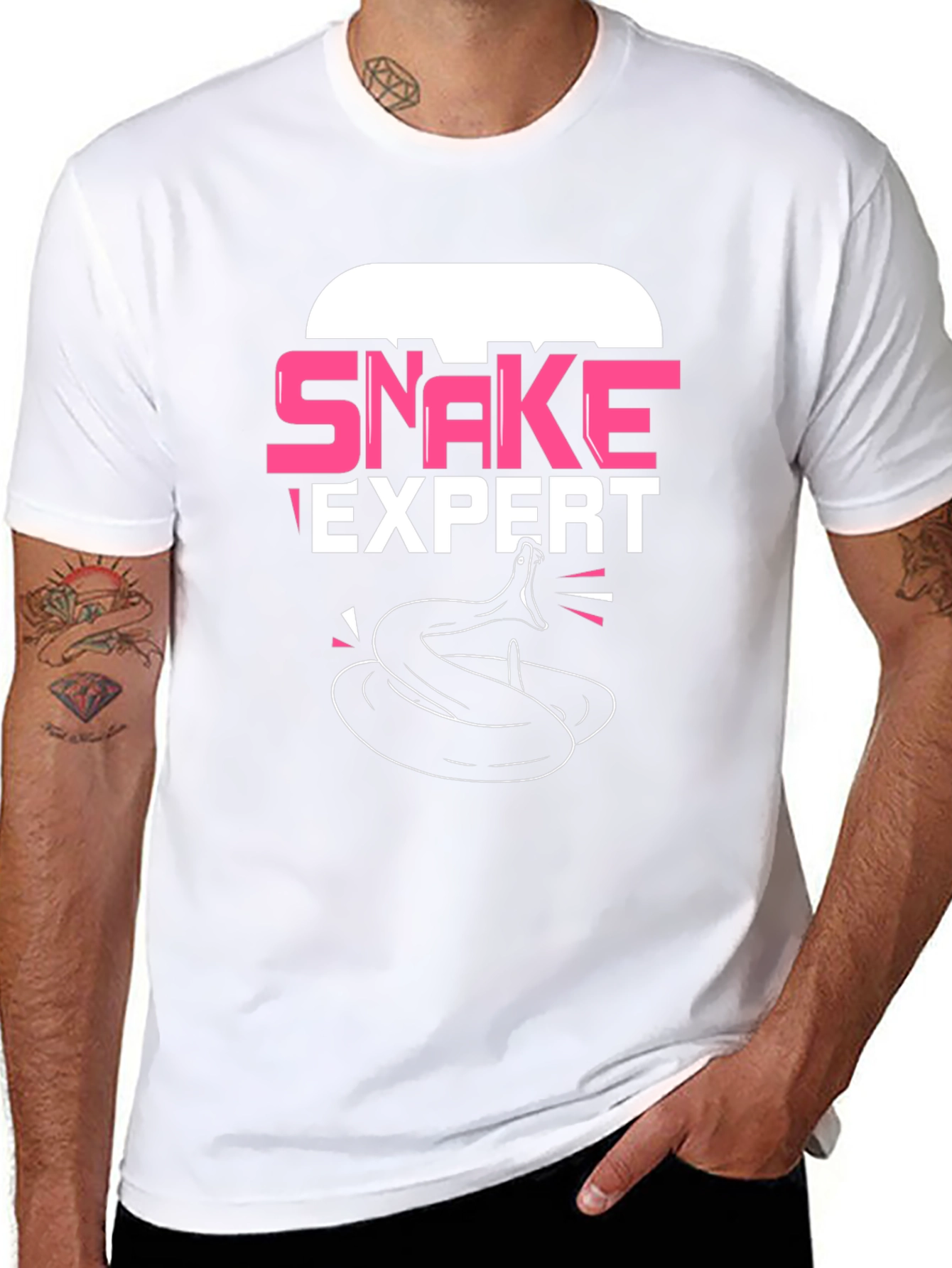 Snake Expert T-Shirt - Reptile Lover Tee