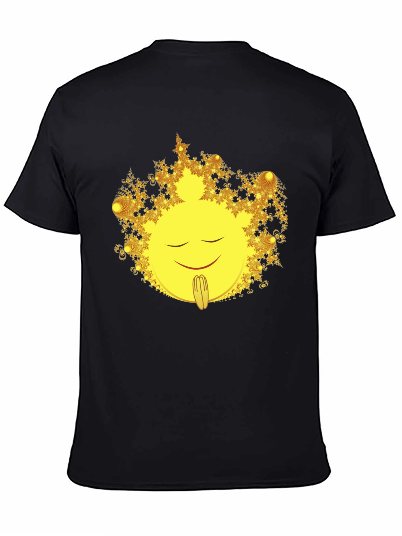 Meditating Sun Graphic T-Shirt - Relaxed Fit