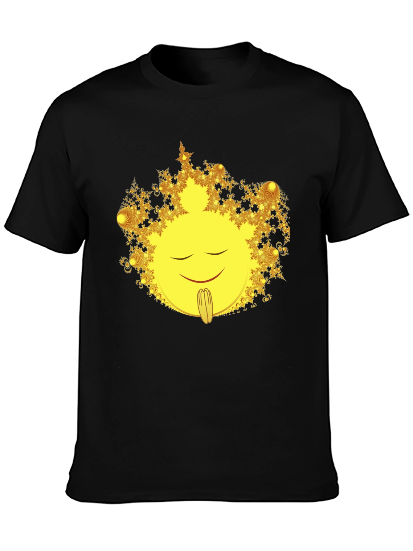 Meditating Sun Graphic T-Shirt - Relaxed Fit