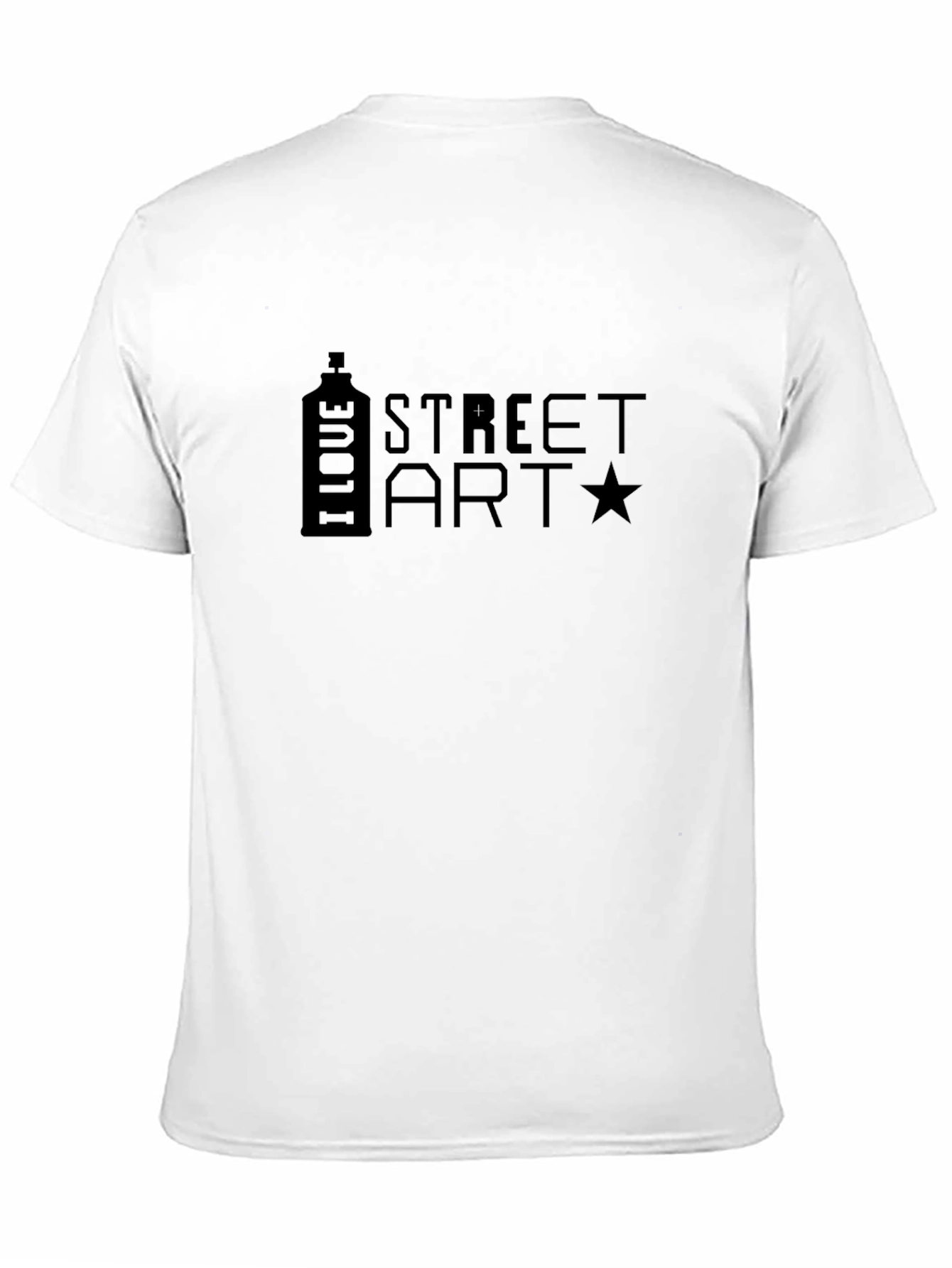 I Love Street Art Black T-Shirt