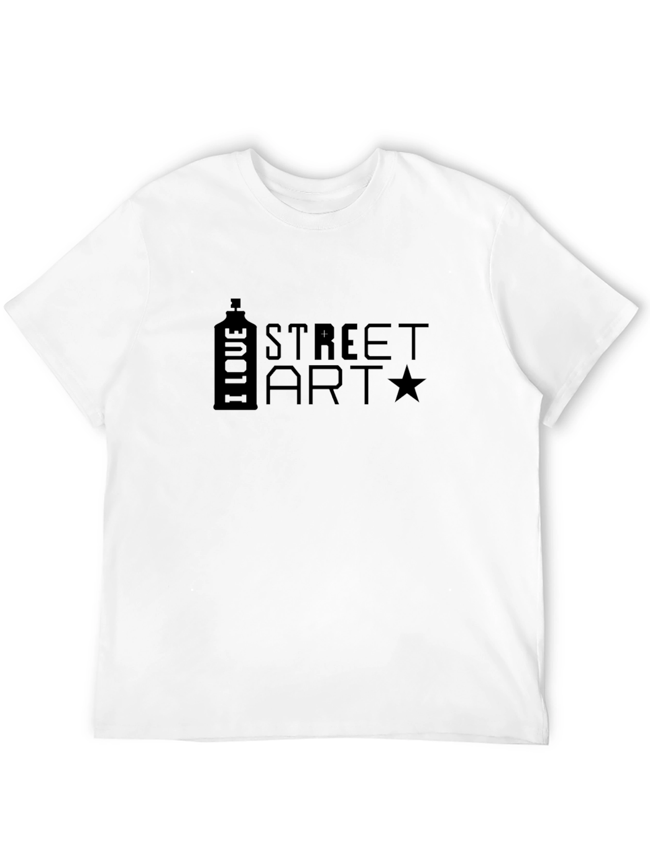 I Love Street Art Black T-Shirt
