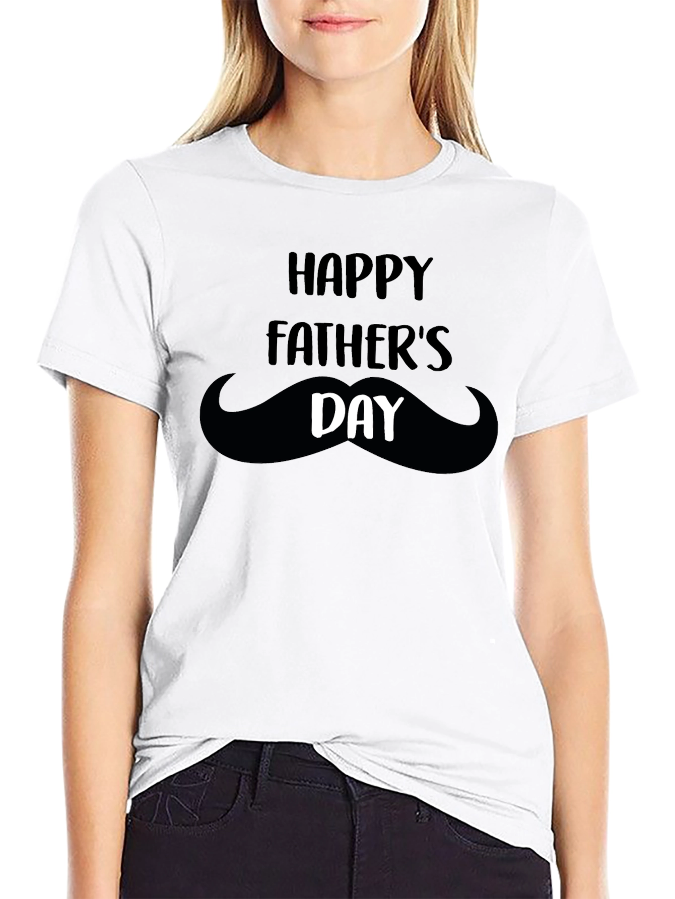 Happy Fathers Day Mustache T-Shirt