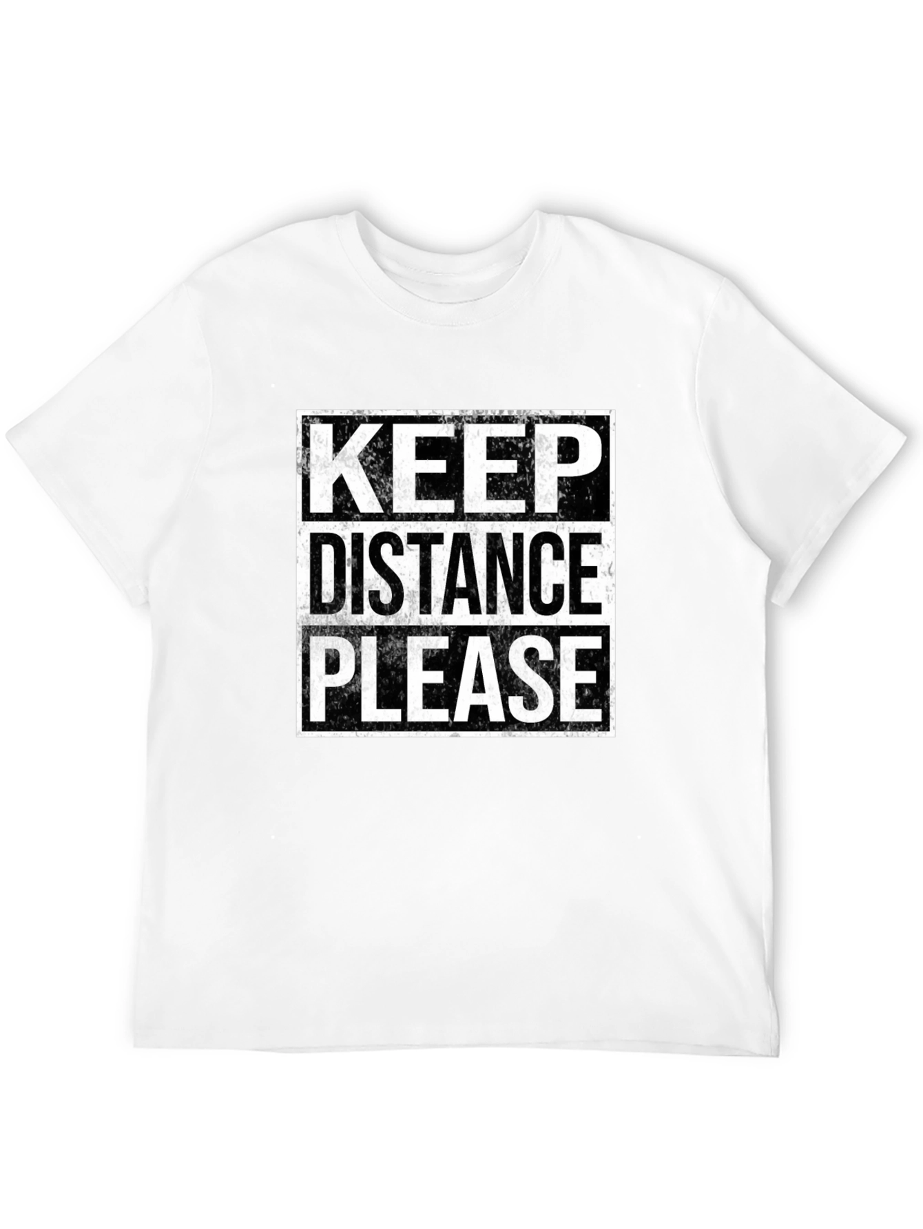 Keep Distance Please Graphic Tee