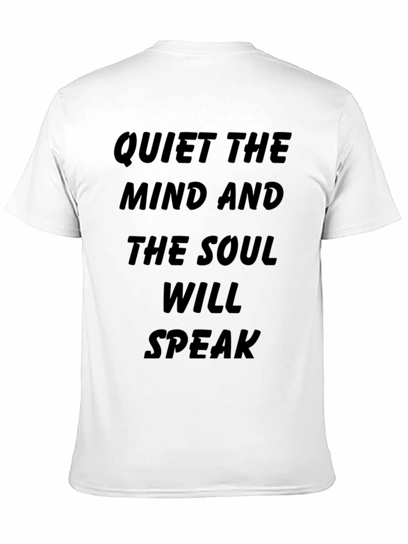 Quiet the Mind Graphic Tee - Black
