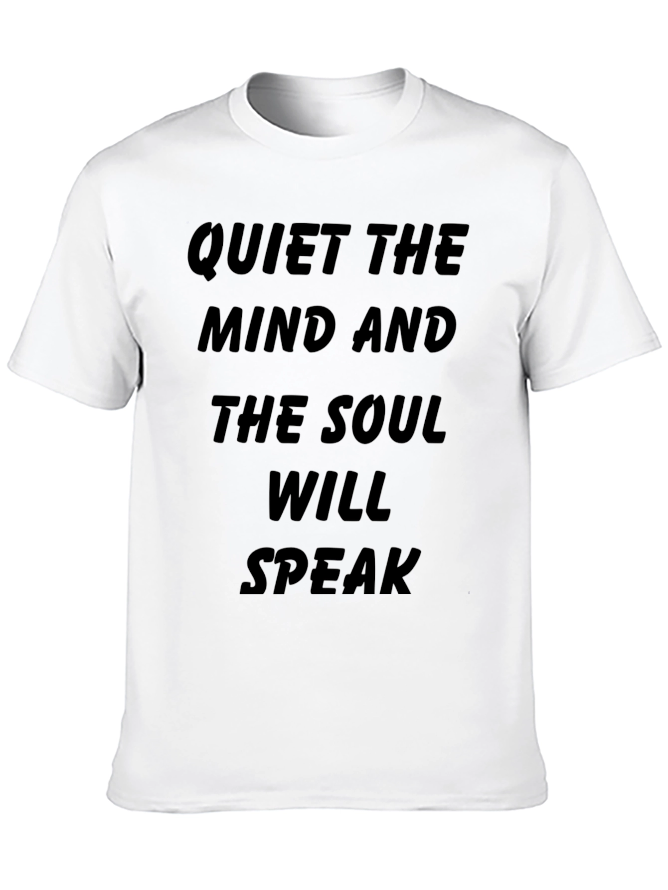 Quiet the Mind Graphic Tee - Black