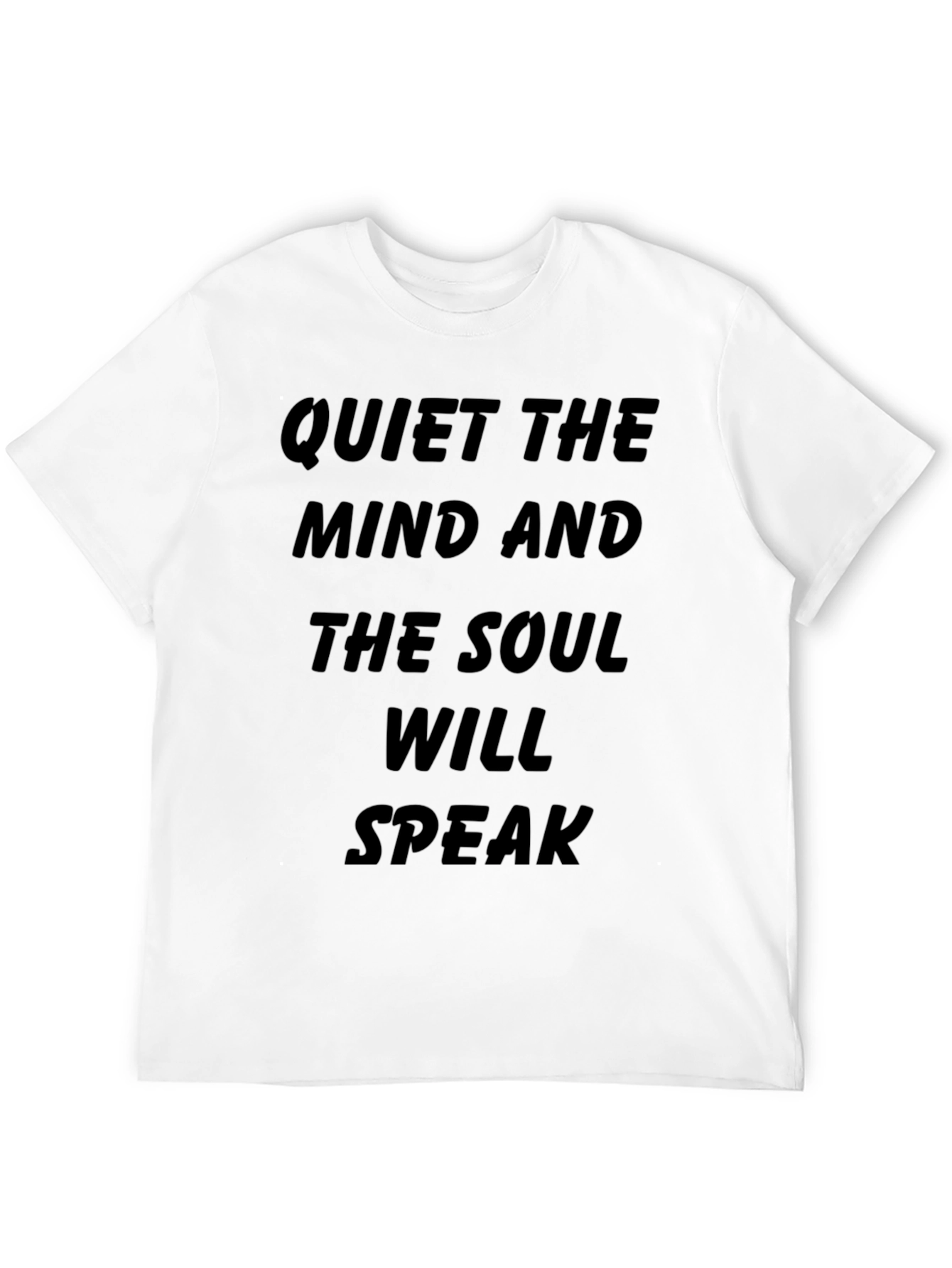 Quiet the Mind Graphic Tee - Black