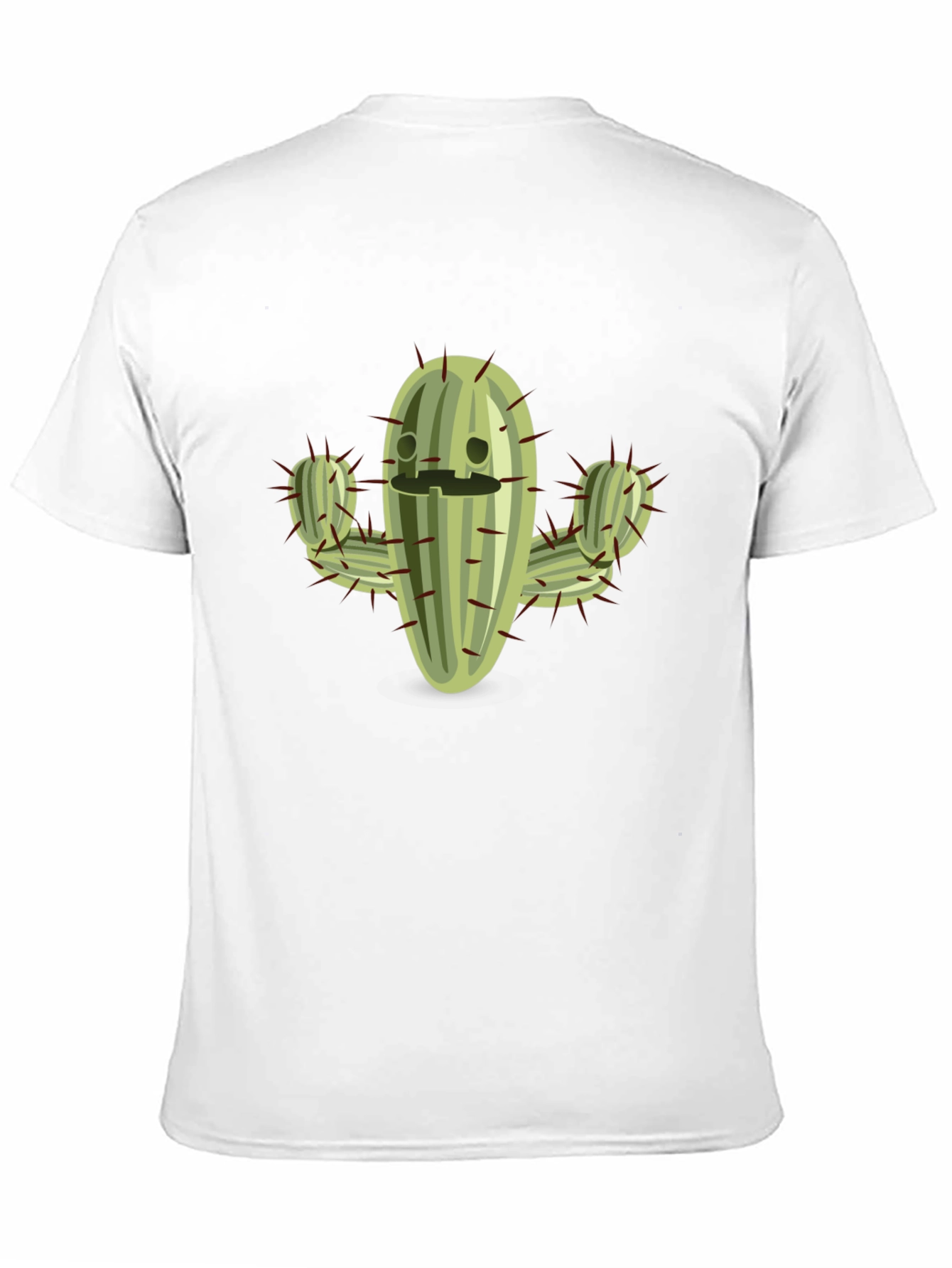 Funny Cactus Graphic T-Shirt - Black