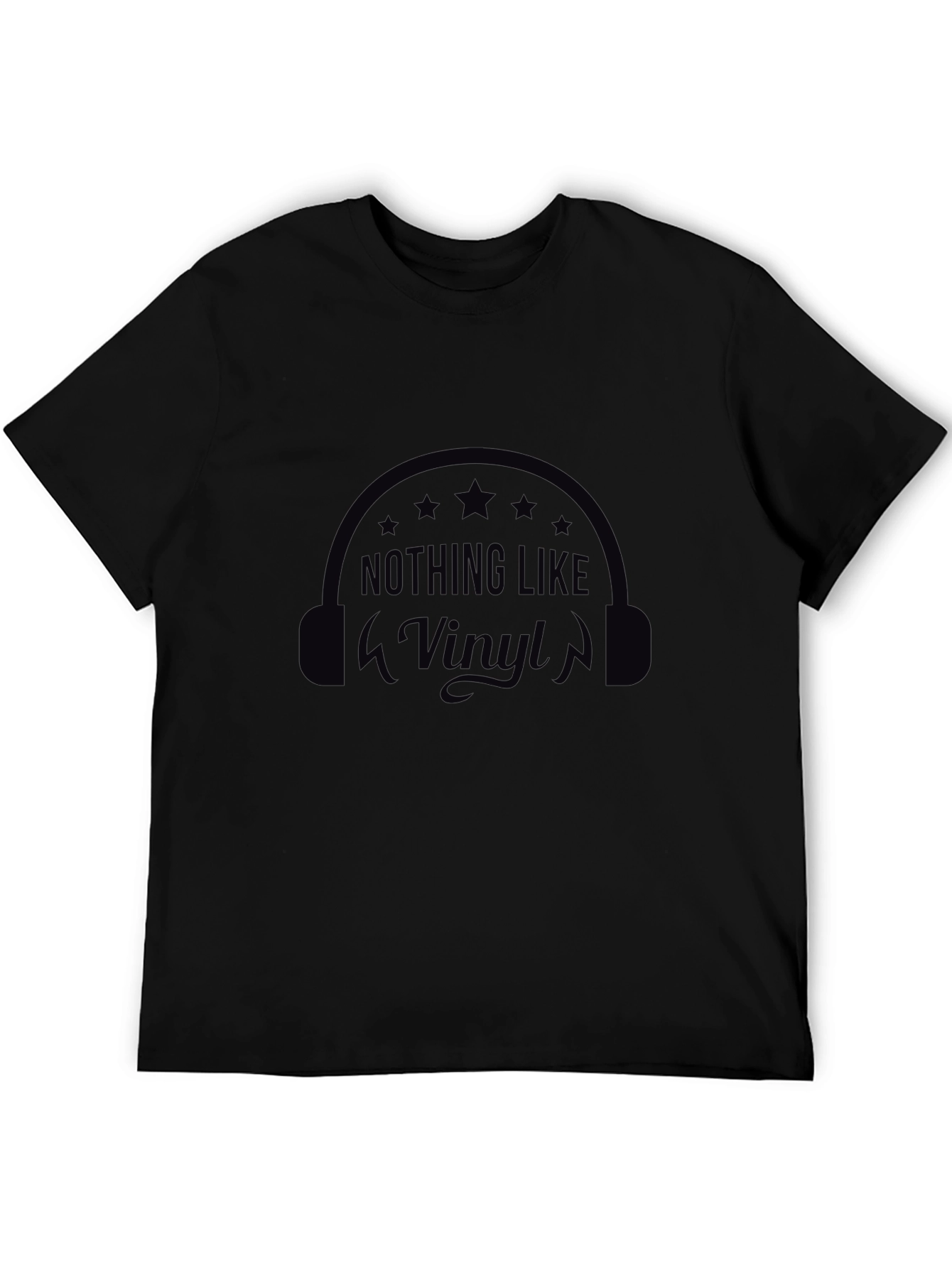 Nothing Like Vinyl Black Graphic T-Shirt