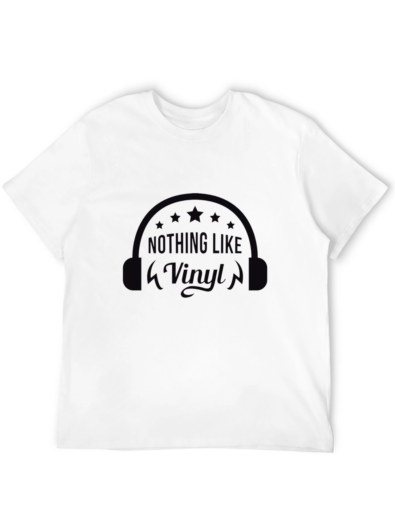 Nothing Like Vinyl Black Graphic T-Shirt