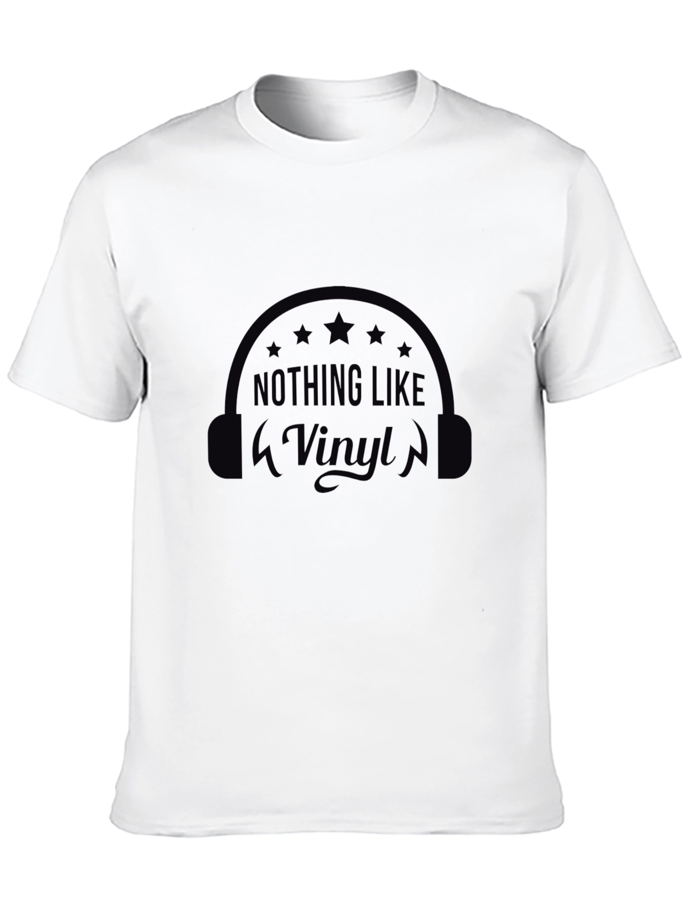 Nothing Like Vinyl Black Graphic T-Shirt