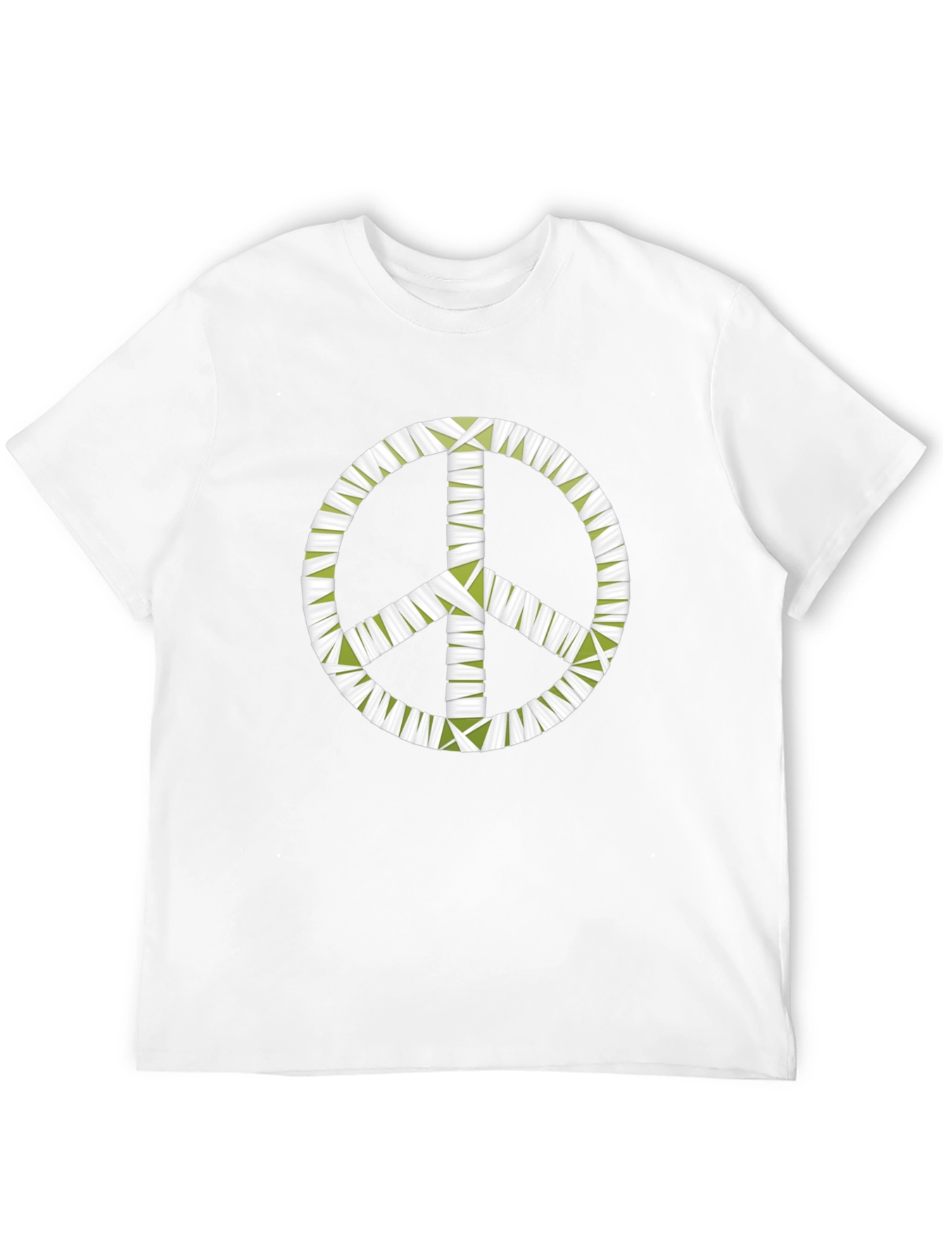 Peace Sign Graphic Black T-Shirt - Mens
