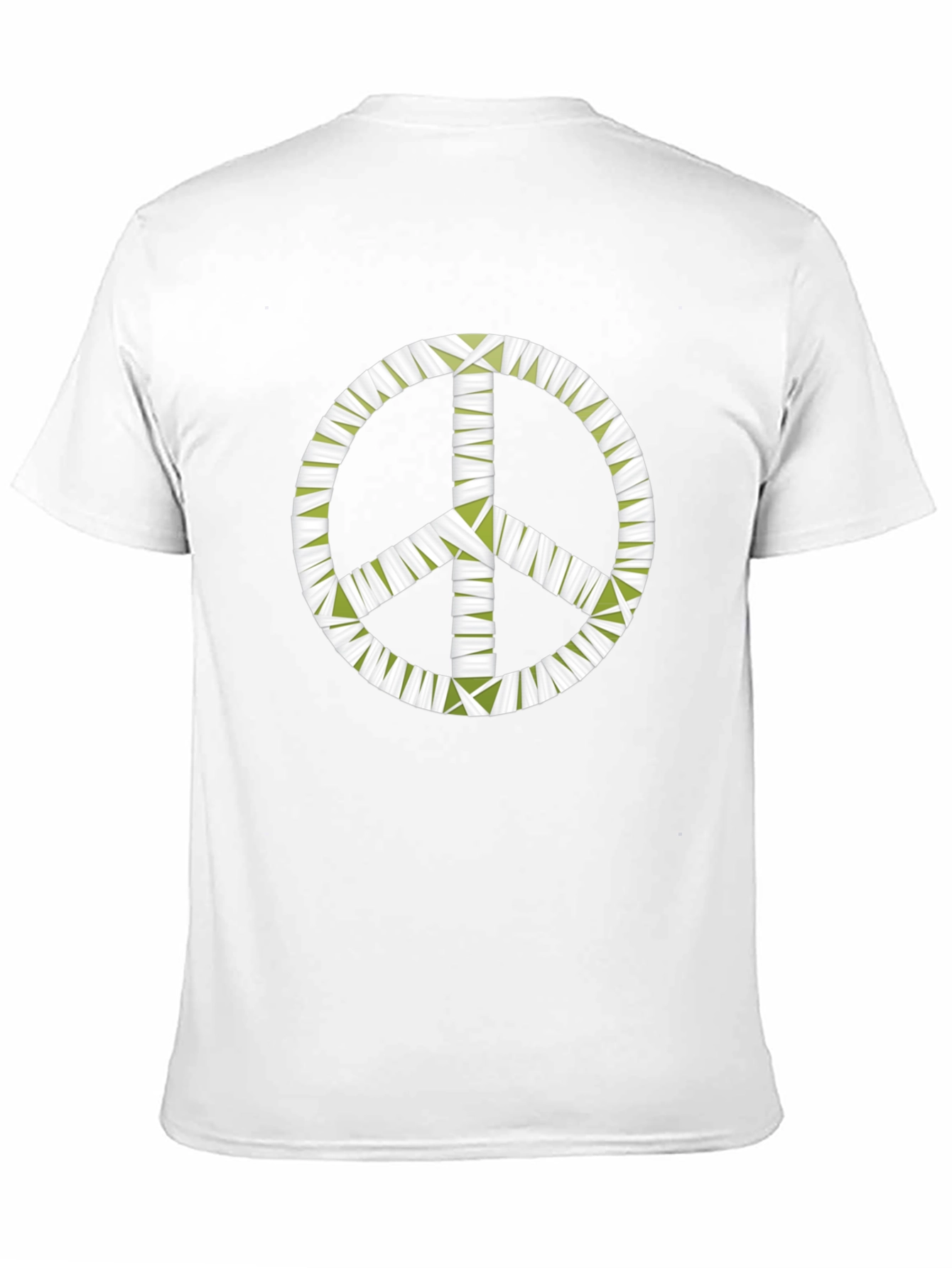 Peace Sign Graphic Black T-Shirt - Mens