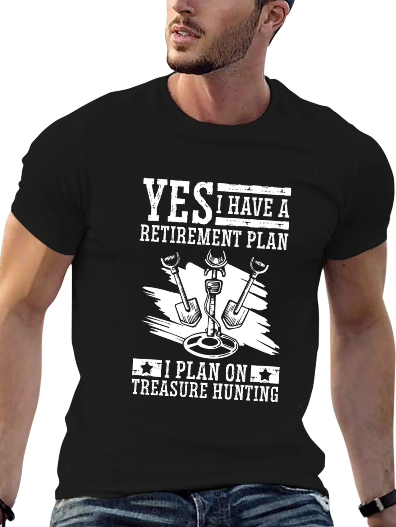 Treasure Hunting Retirement Plan T-Shirt