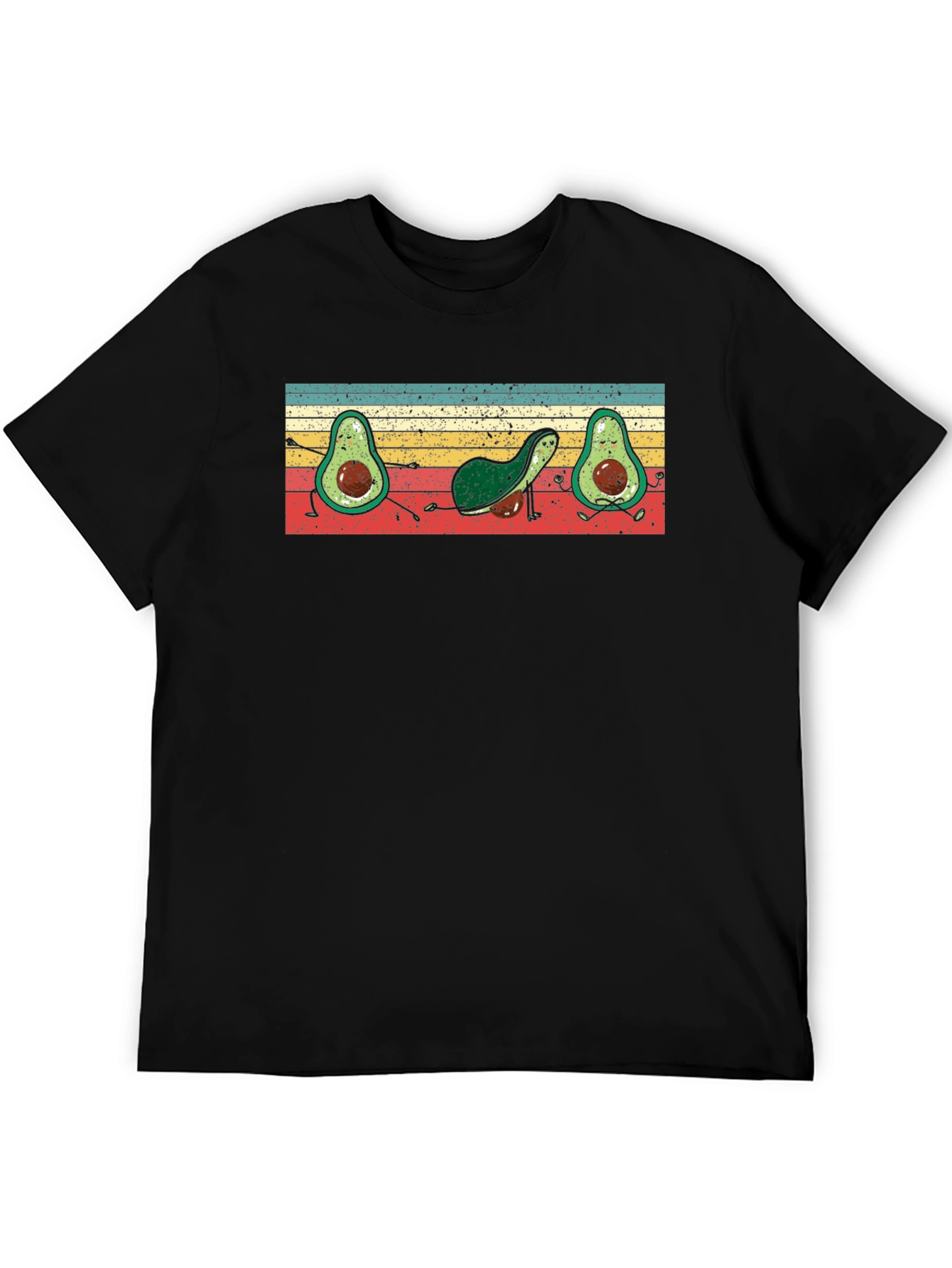 Retro Avocado Yoga T-Shirt