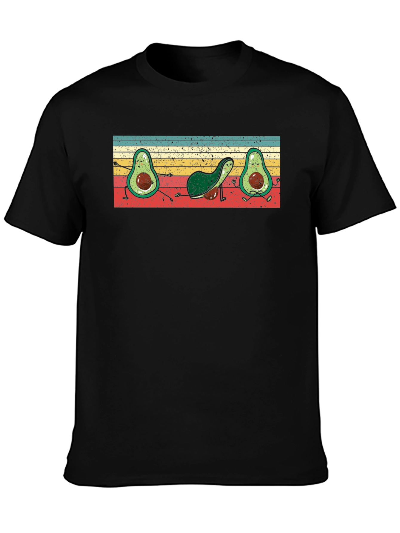 Retro Avocado Yoga T-Shirt