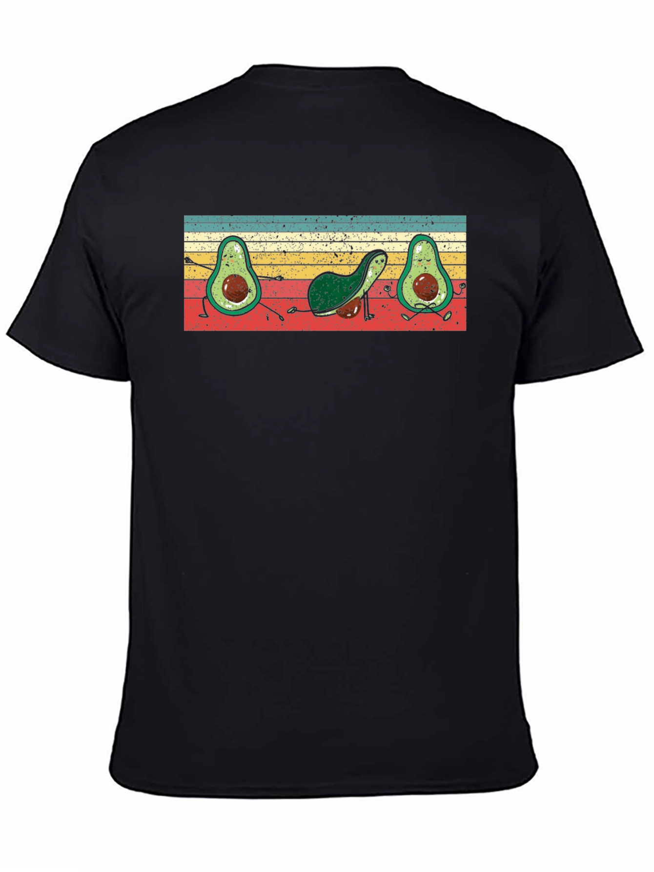 Retro Avocado Yoga T-Shirt