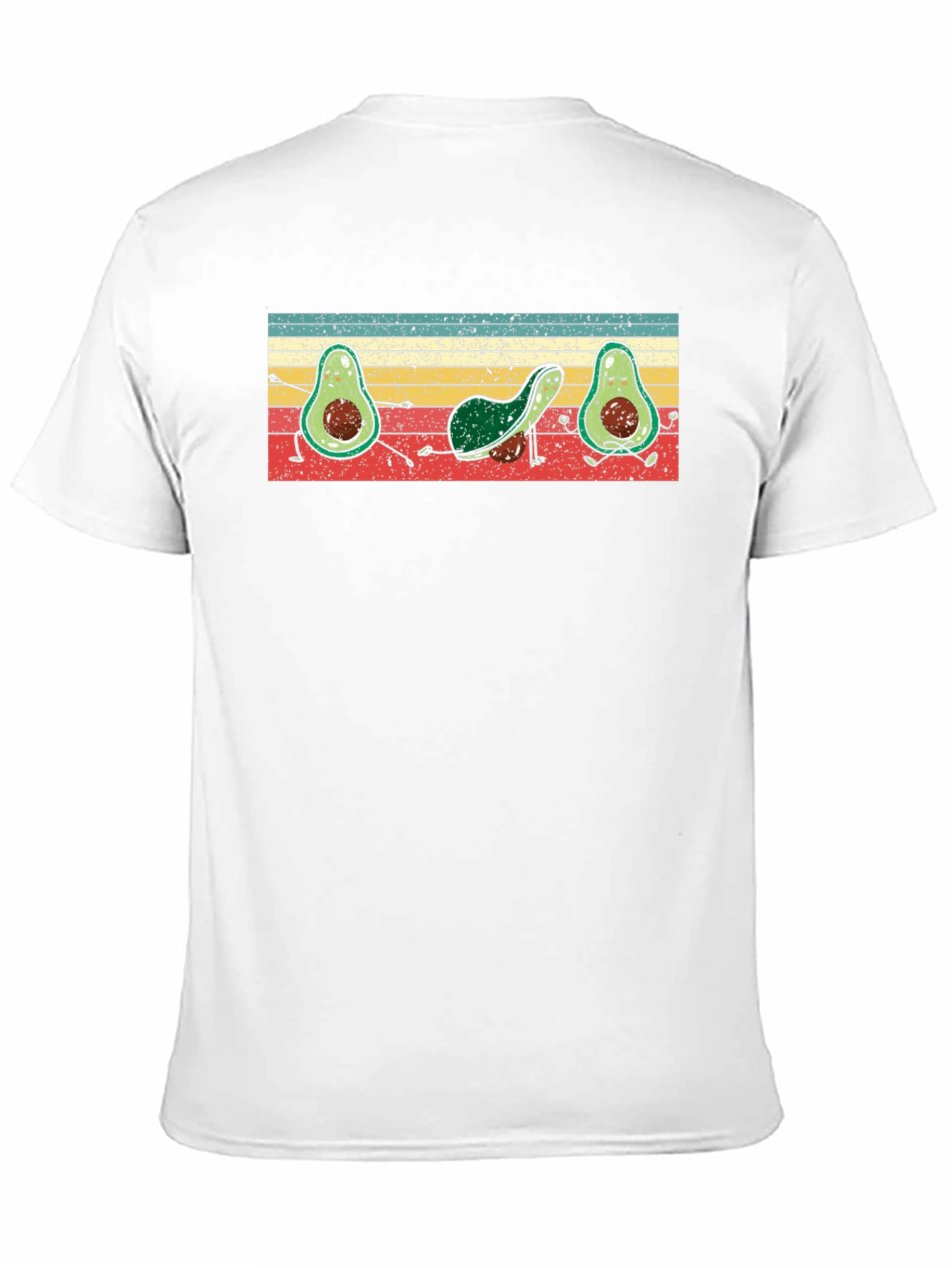 Retro Avocado Yoga T-Shirt