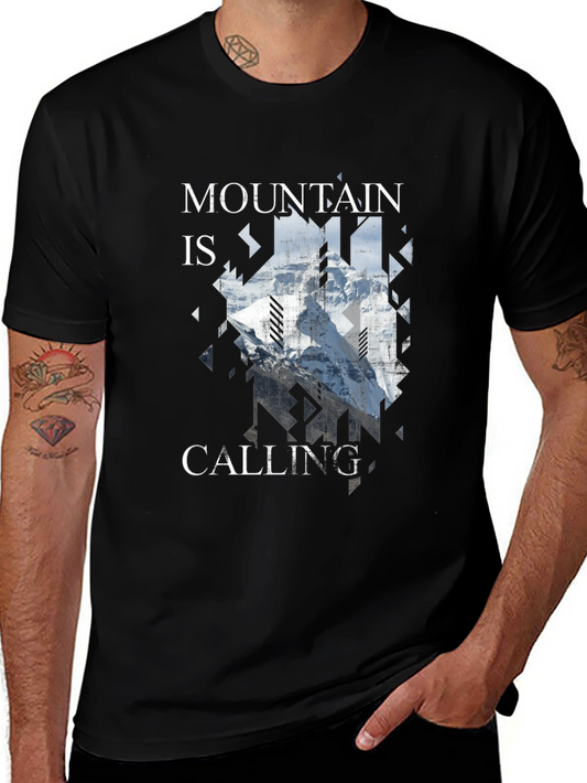 Mountain Calling Graphic Tee - Adventure Awaits!