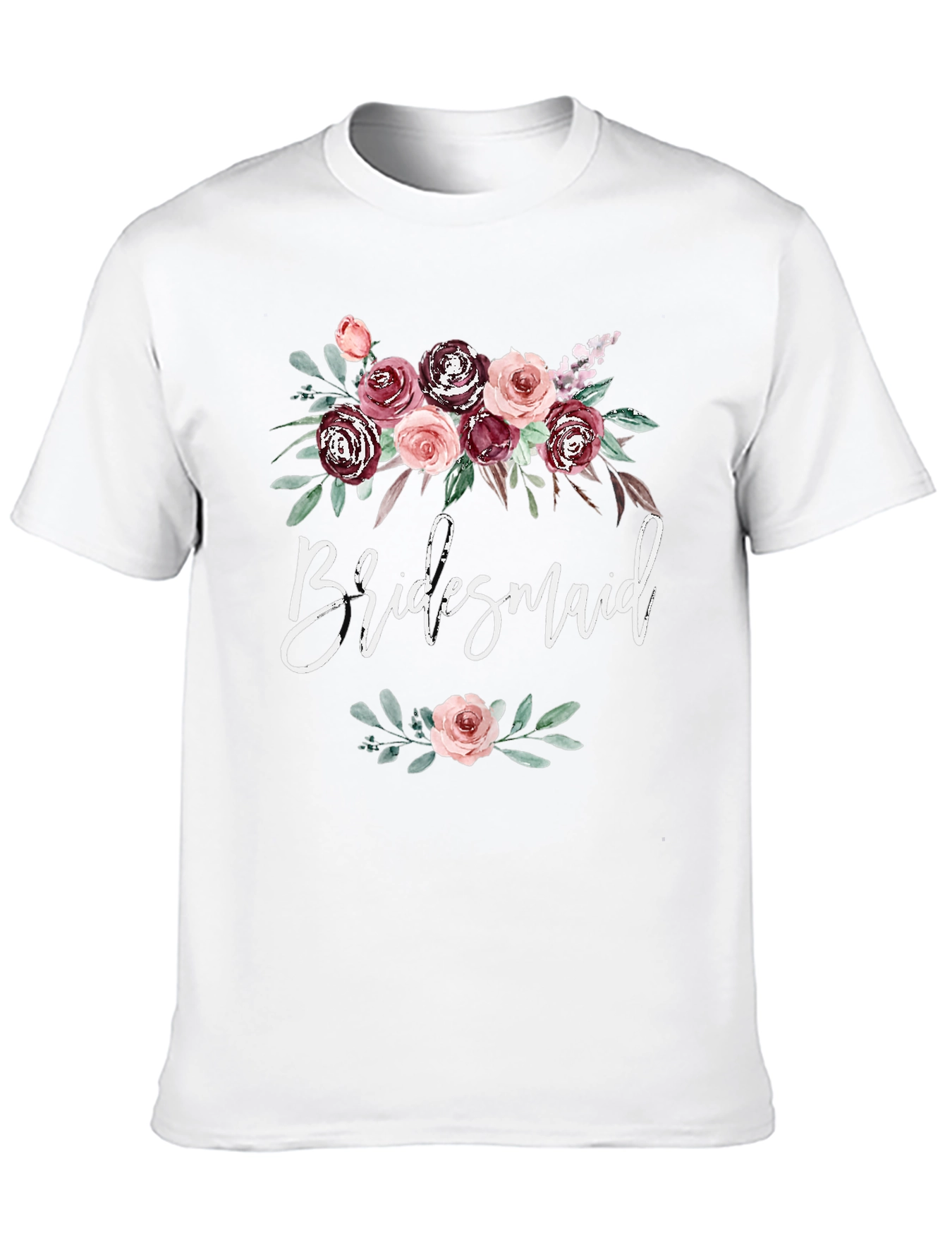 Bridesmaid Floral T-Shirt