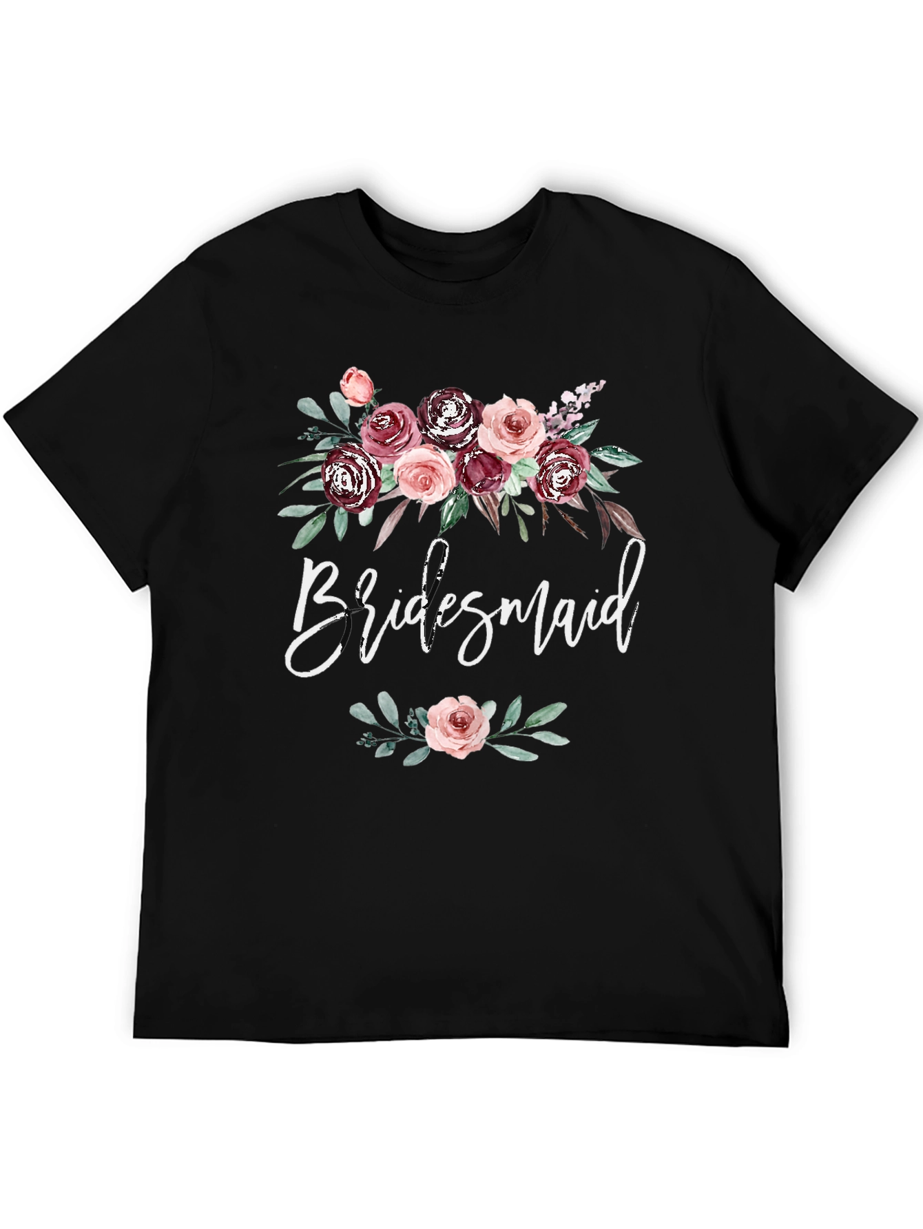 Bridesmaid Floral T-Shirt