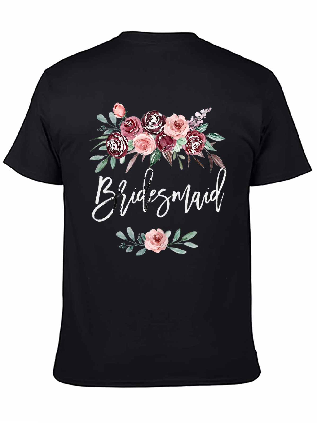 Bridesmaid Floral T-Shirt