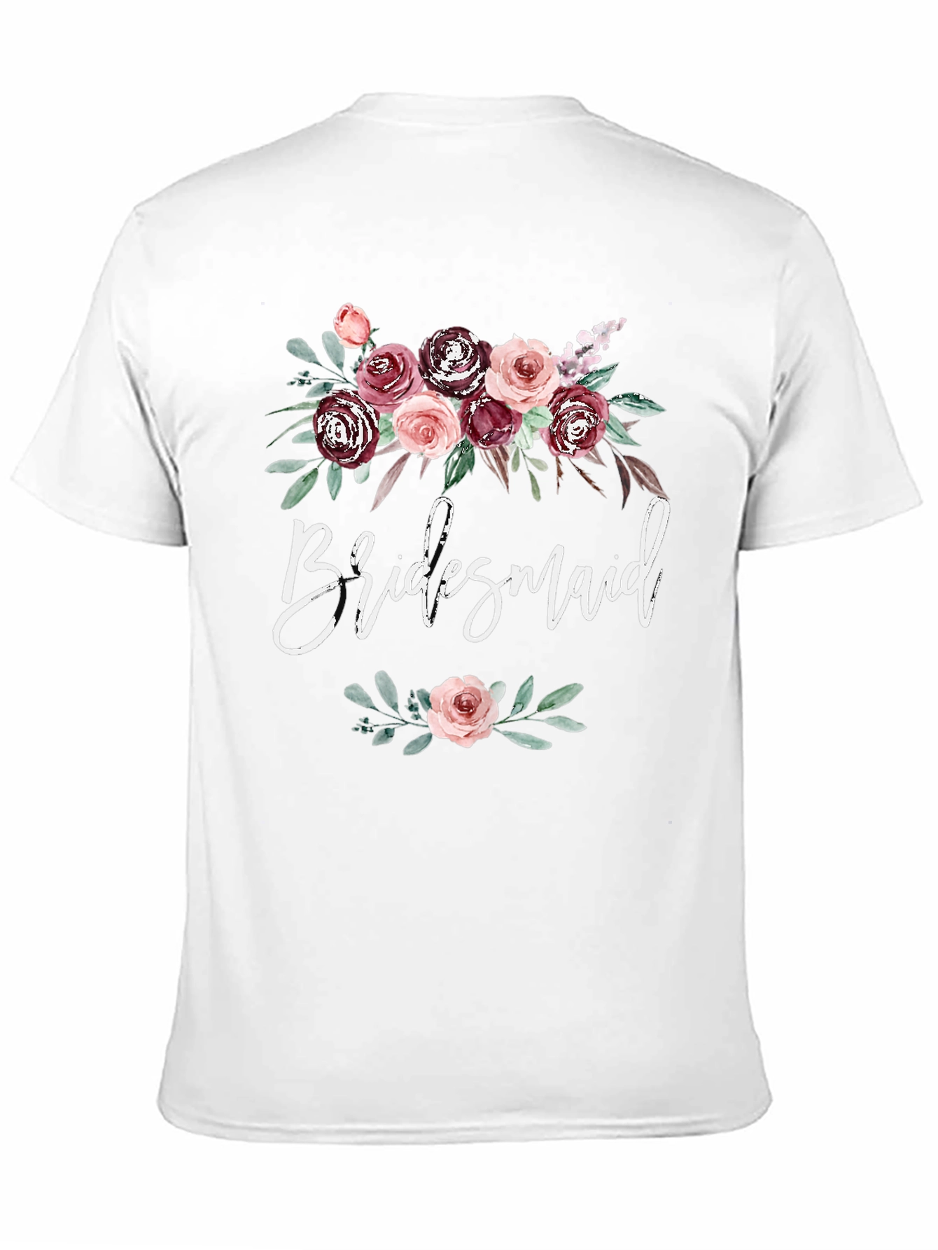 Bridesmaid Floral T-Shirt
