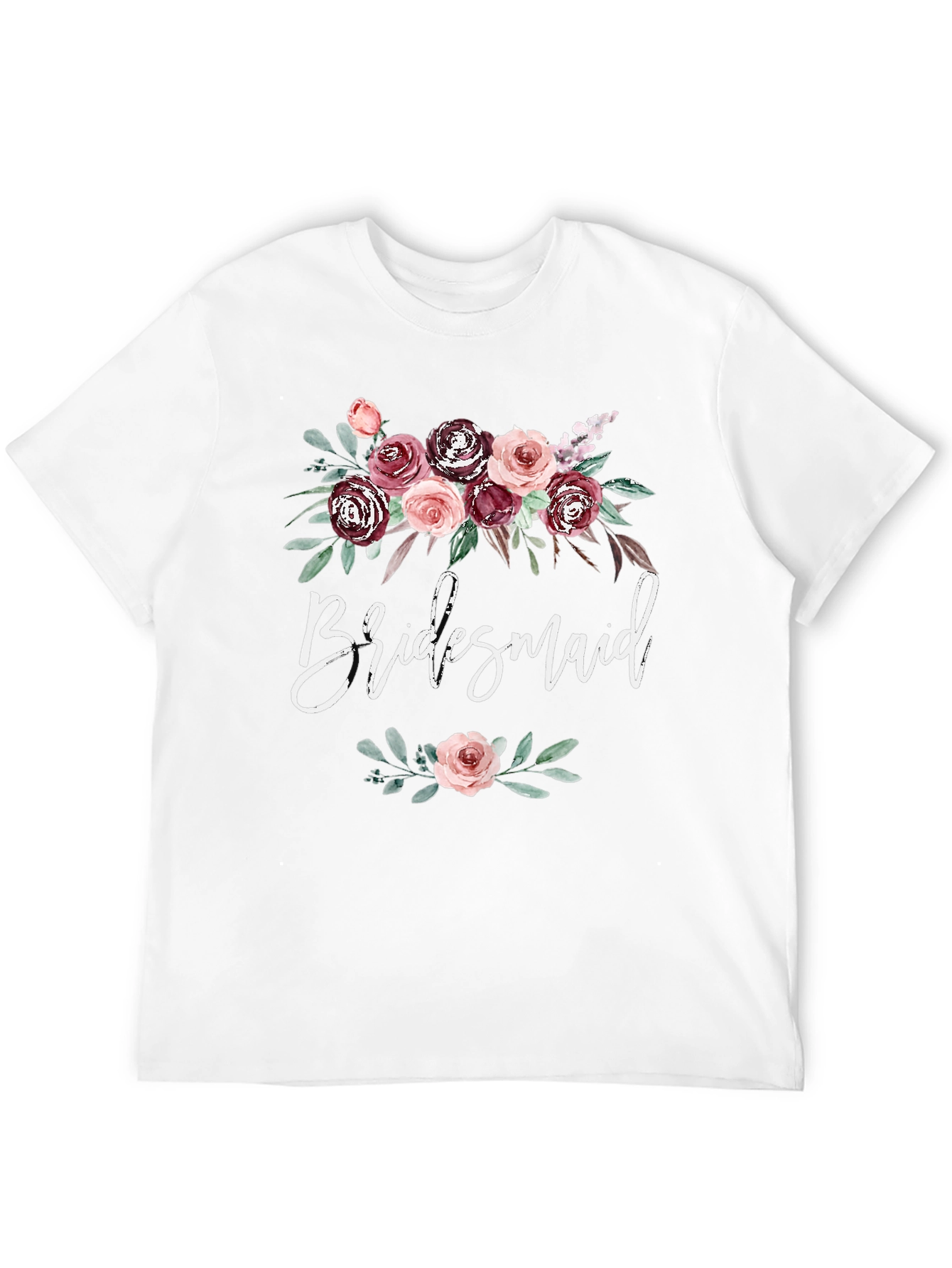 Bridesmaid Floral T-Shirt
