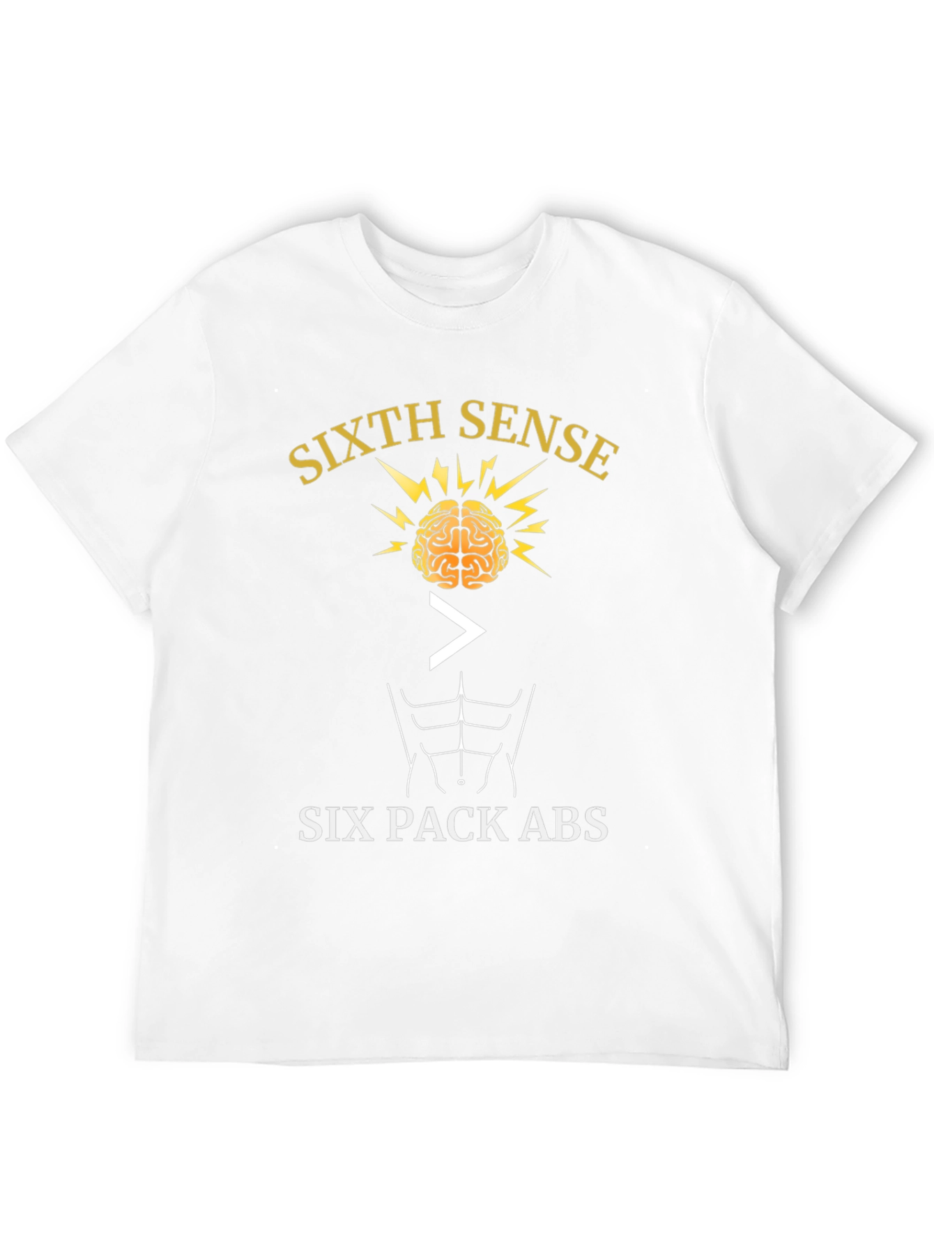 Sixth Sense > Six Pack Abs Graphic T-Shirt