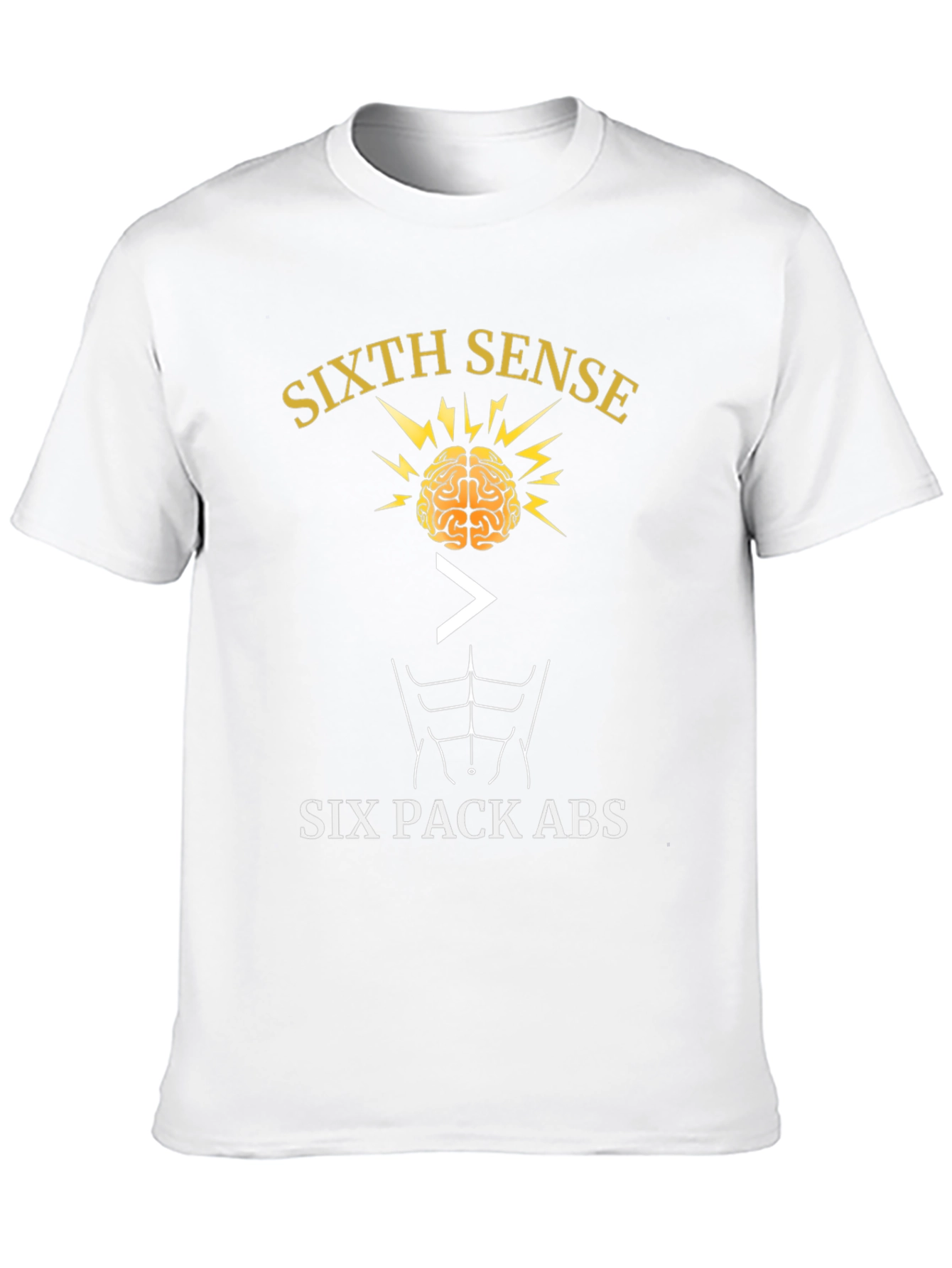 Sixth Sense > Six Pack Abs Graphic T-Shirt