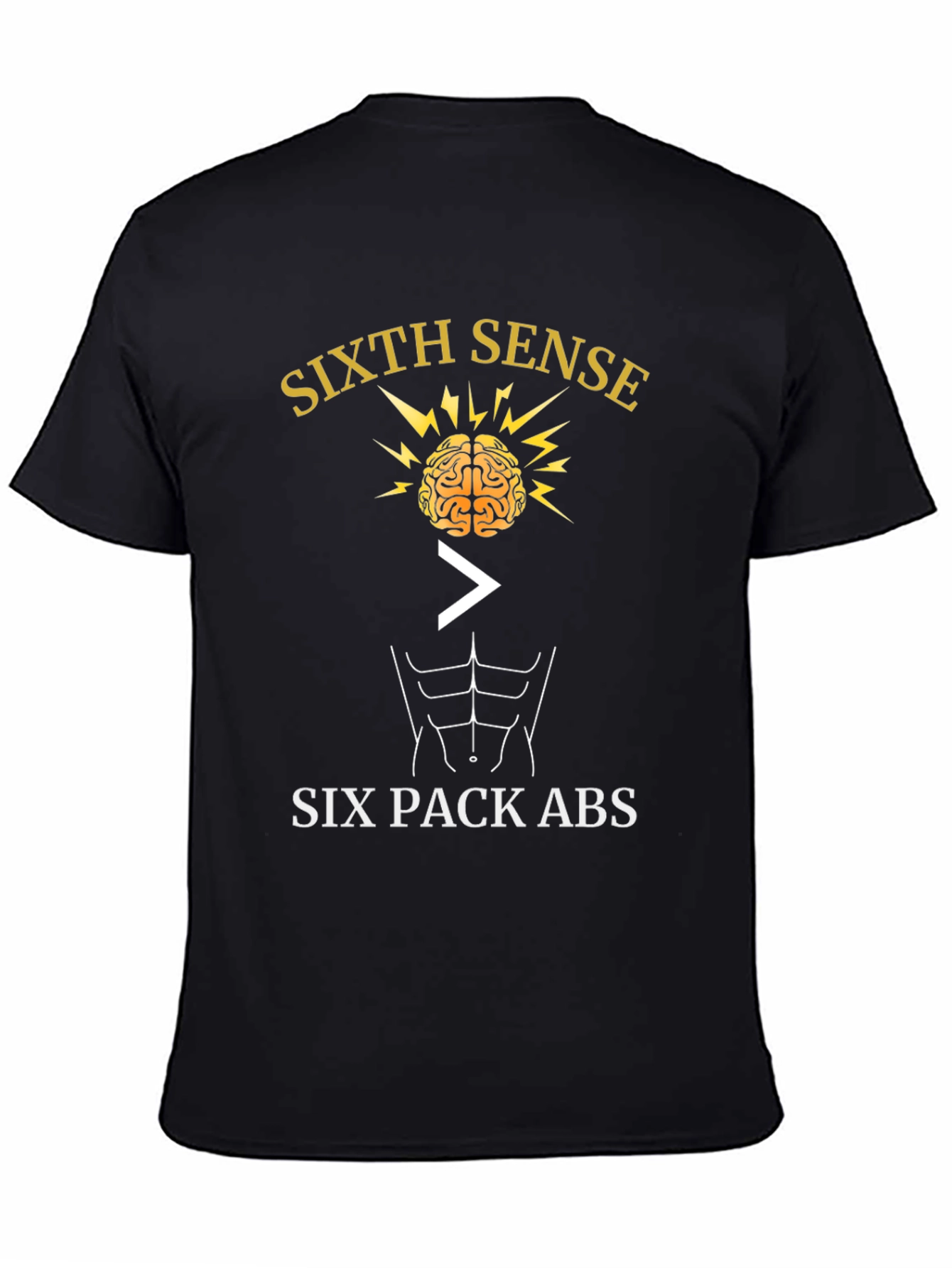 Sixth Sense > Six Pack Abs Graphic T-Shirt