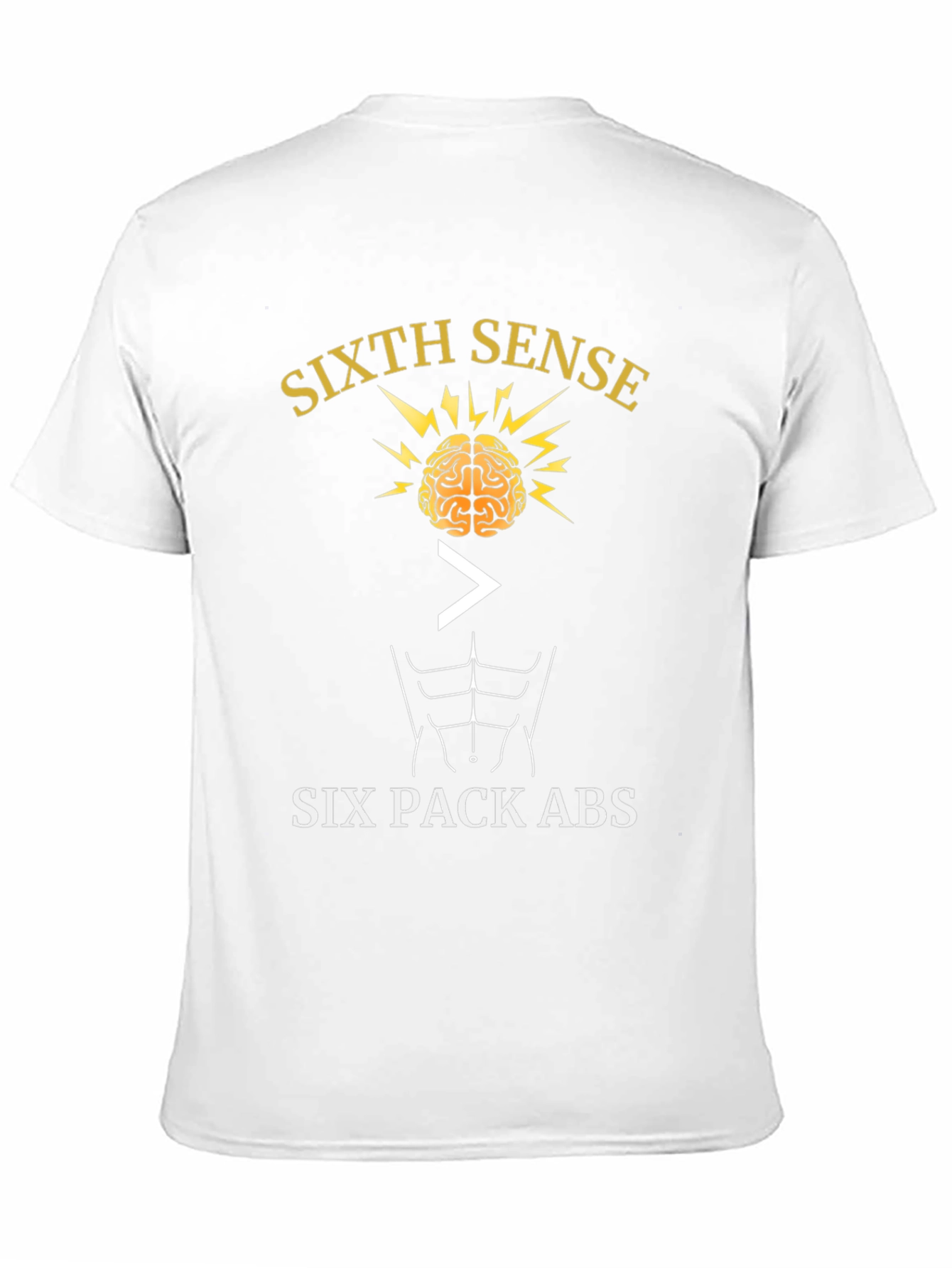 Sixth Sense > Six Pack Abs Graphic T-Shirt