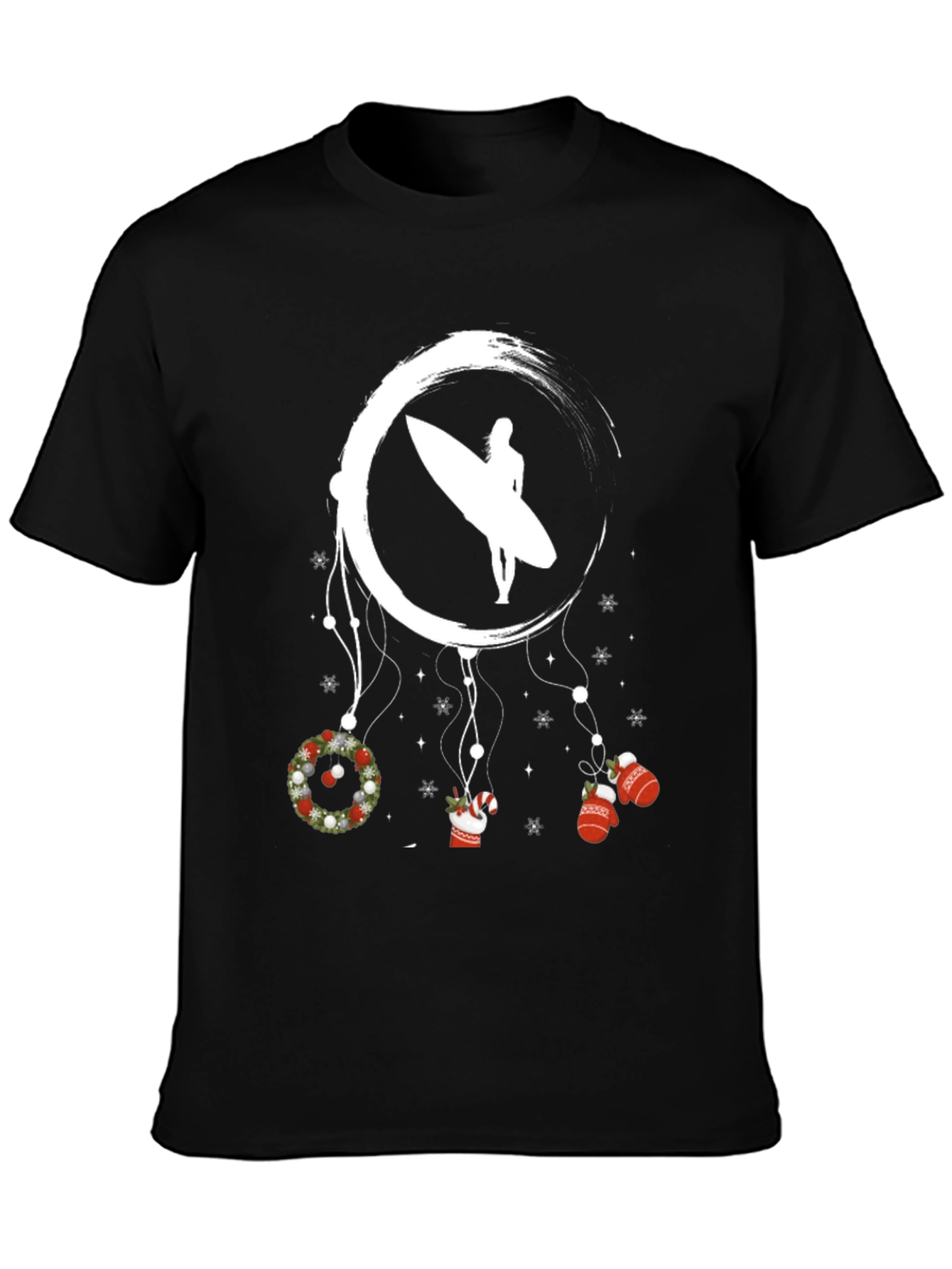 Surfer Christmas Dreamcatcher T-Shirt