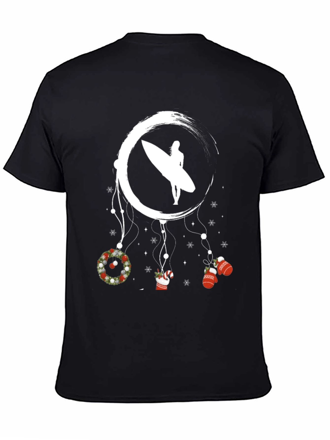 Surfer Christmas Dreamcatcher T-Shirt