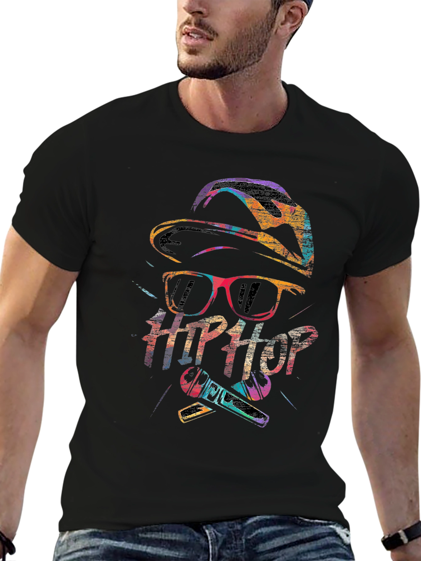 Hip Hop Graphic T-Shirt - Urban Style