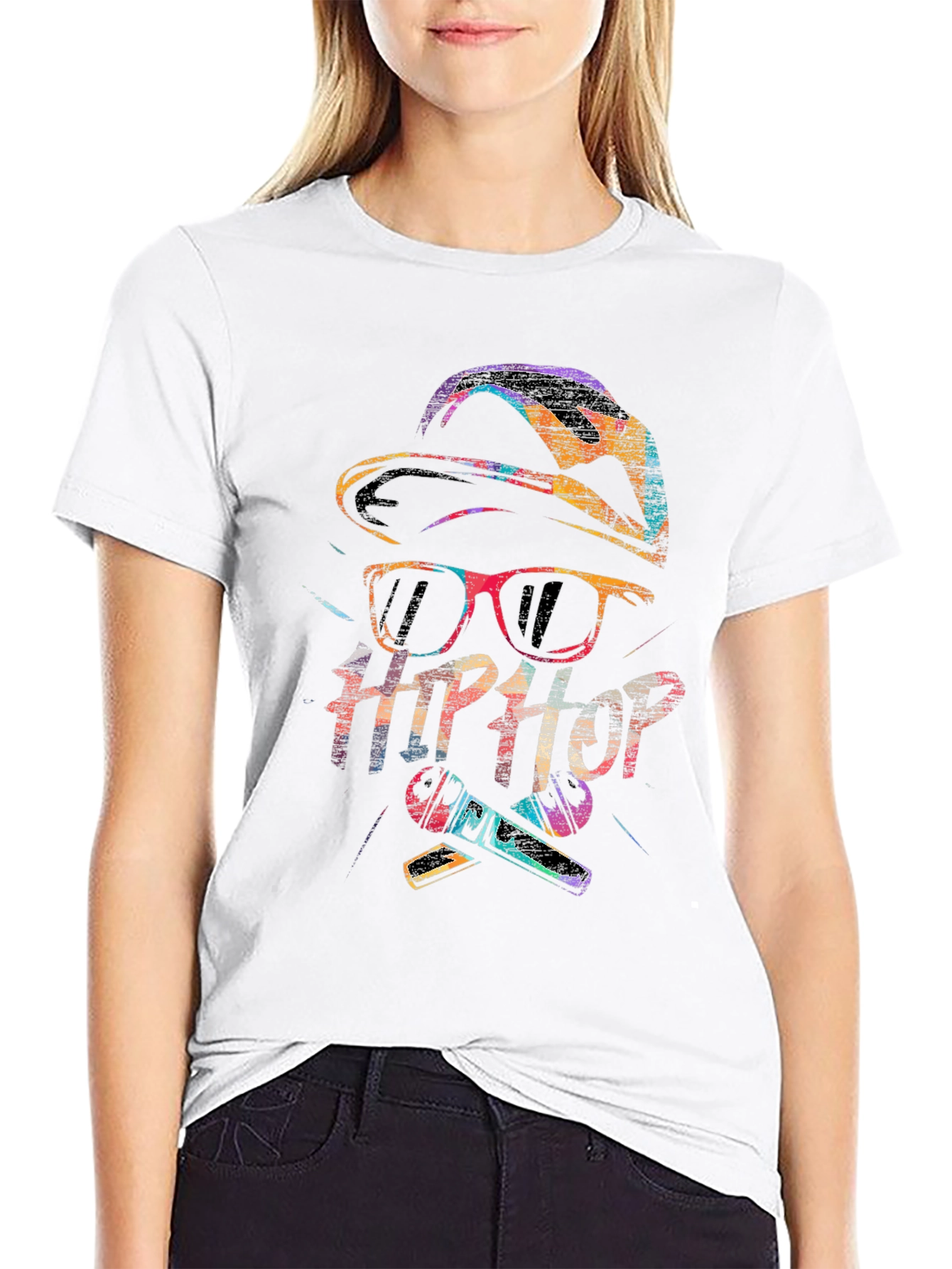 Hip Hop Graphic T-Shirt - Urban Style