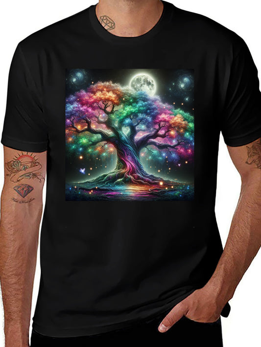 Colorful Tree of Life Graphic T-Shirt
