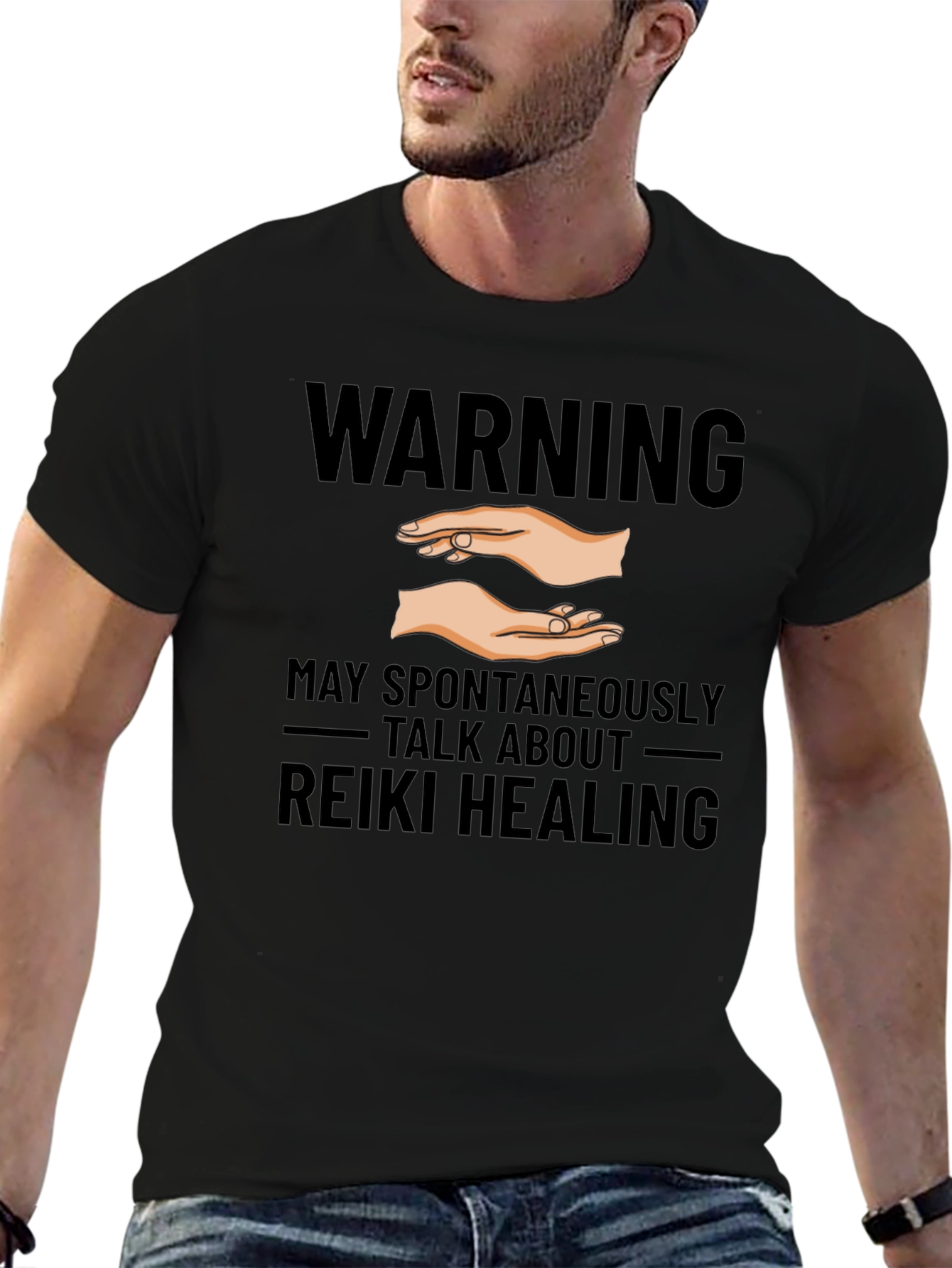 Reiki Healing Warning T-Shirt - Unisex