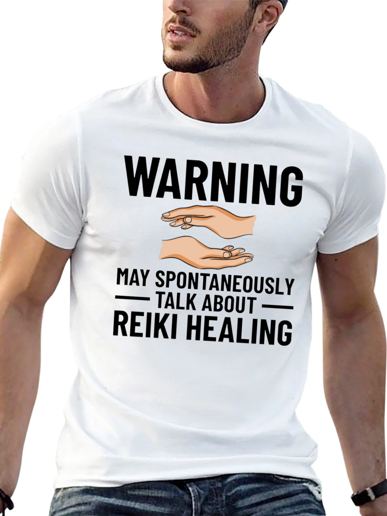 Reiki Healing Warning T-Shirt - Unisex