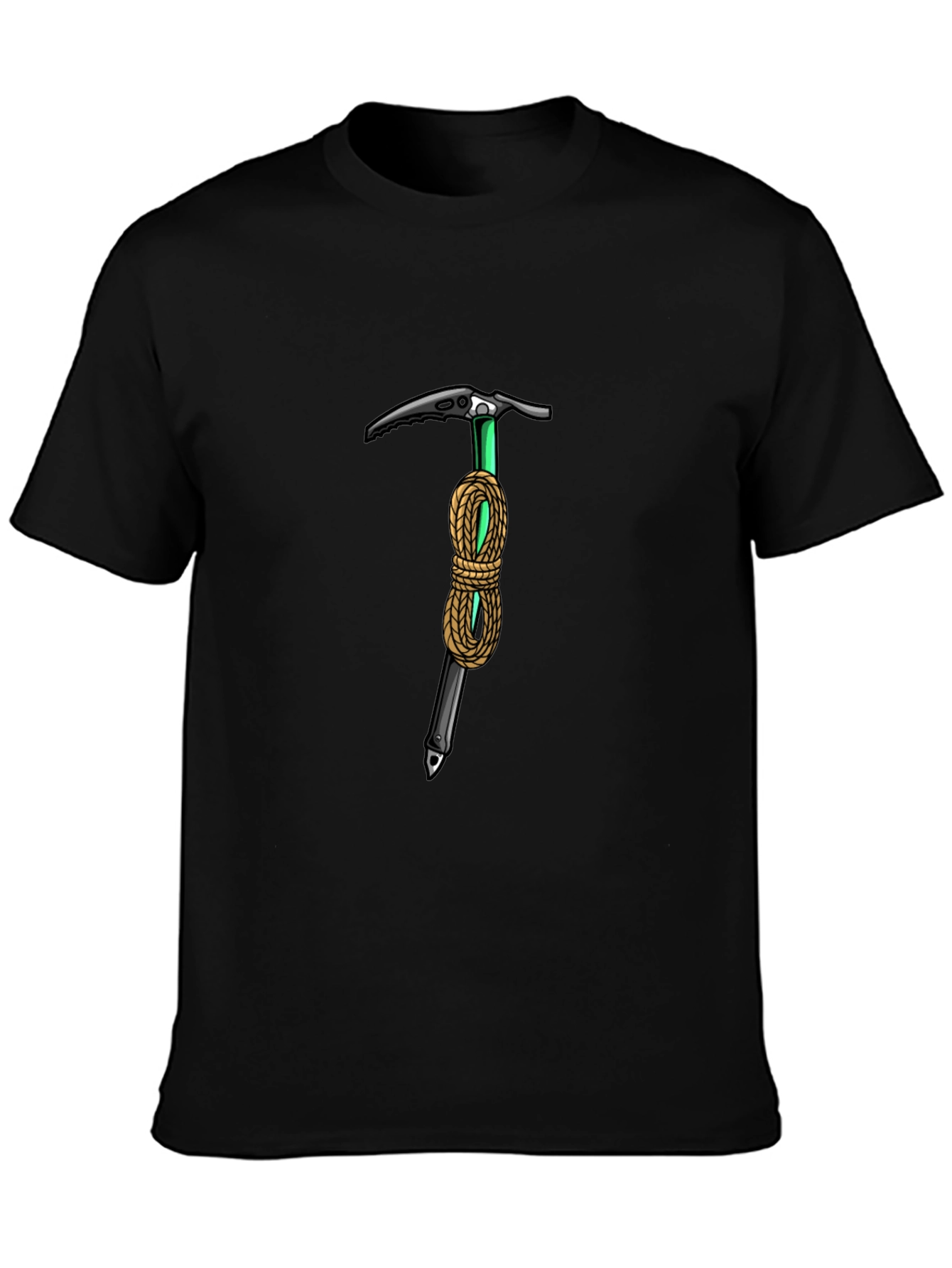 Climbing Axe Graphic Tee - Black