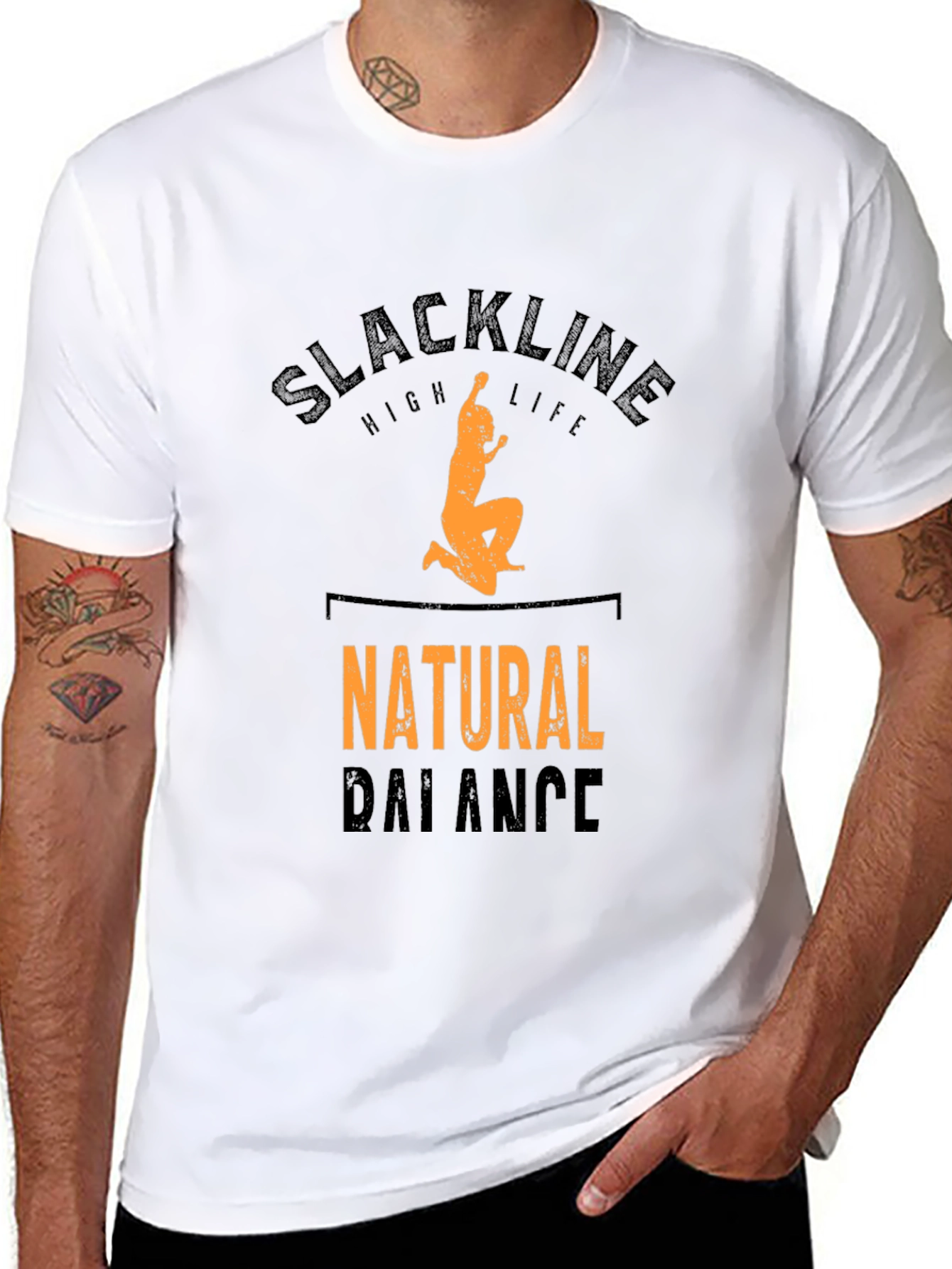 Slackline Natural Balance Graphic T-Shirt