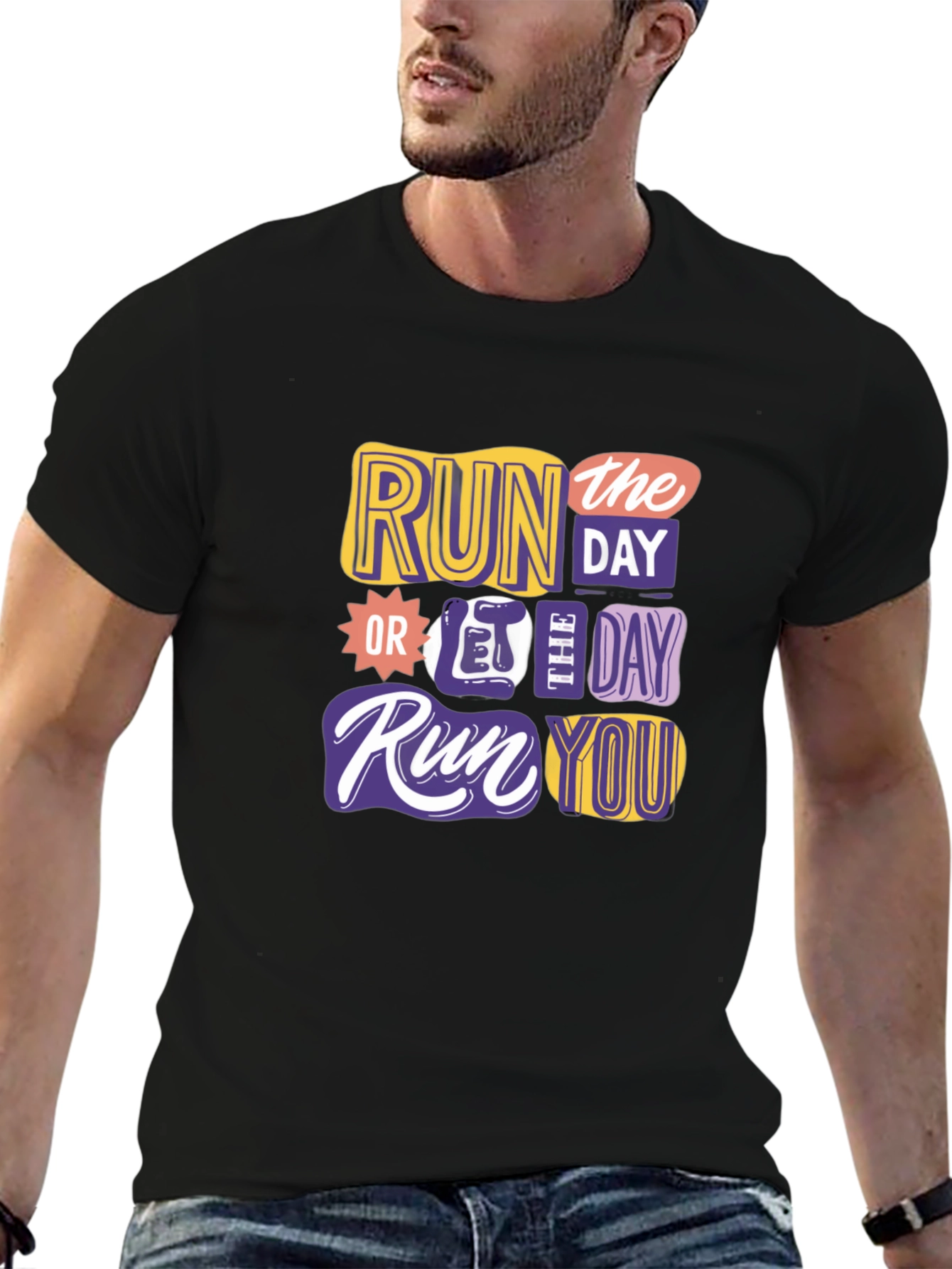 Run the Day Graphic T-Shirt
