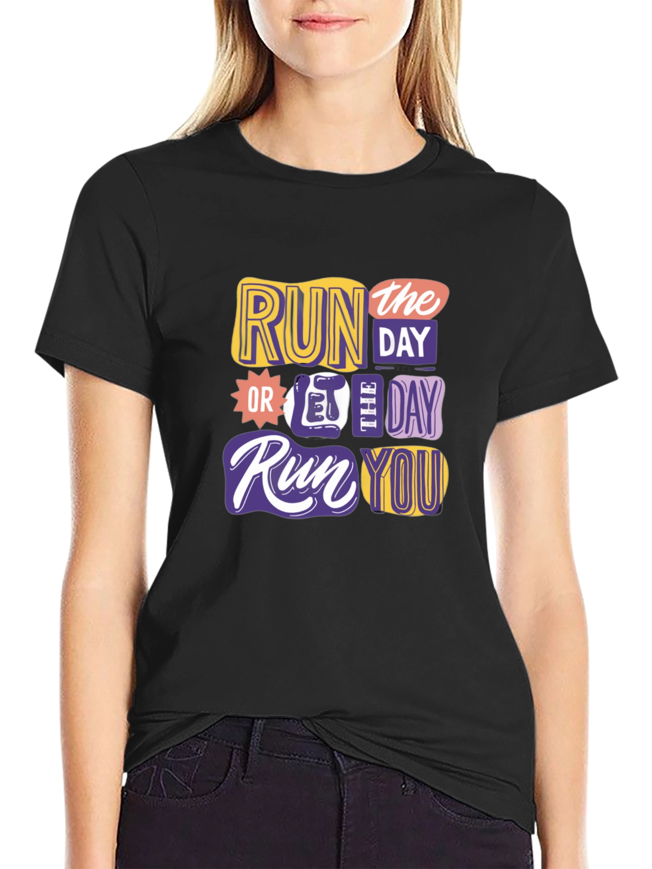 Run the Day Graphic T-Shirt