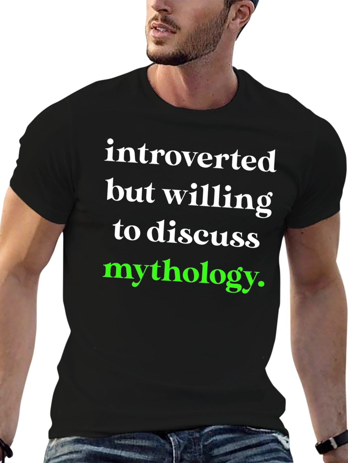Introverted Mythology T-Shirt: Comfortable Cotton Tee