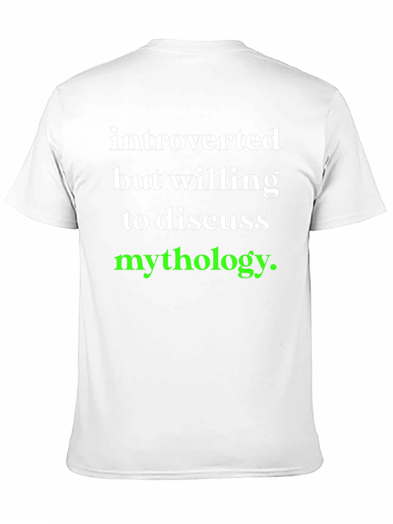 Introverted Mythology T-Shirt: Comfortable Cotton Tee