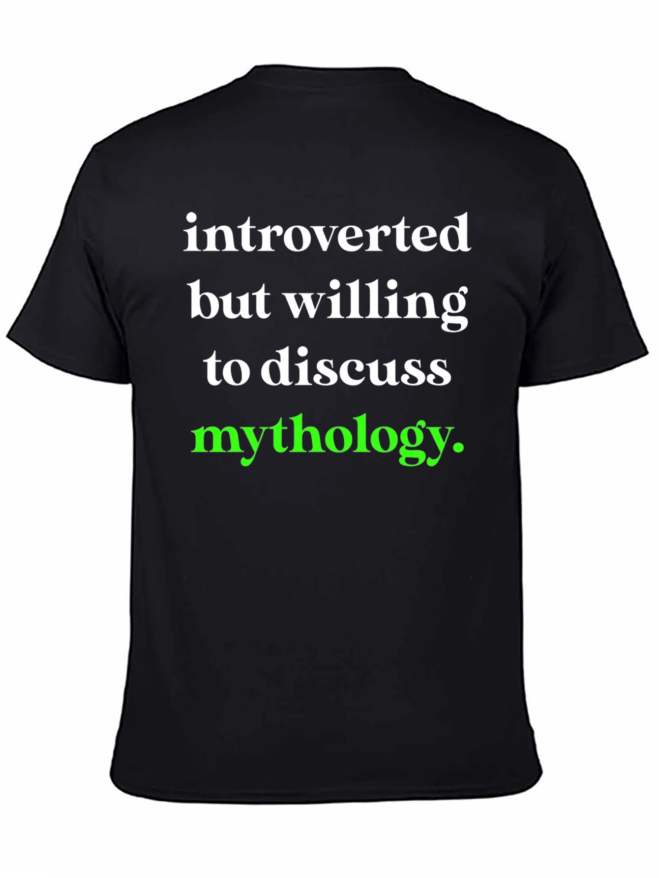 Introverted Mythology T-Shirt: Comfortable Cotton Tee