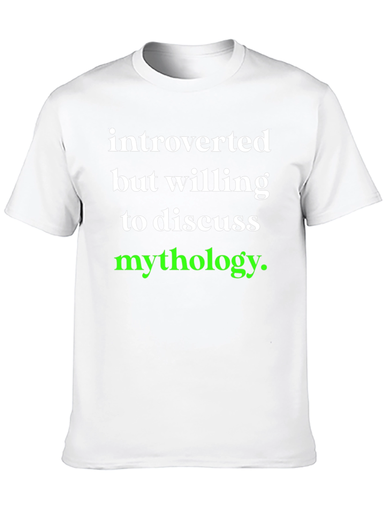 Introverted Mythology T-Shirt: Comfortable Cotton Tee