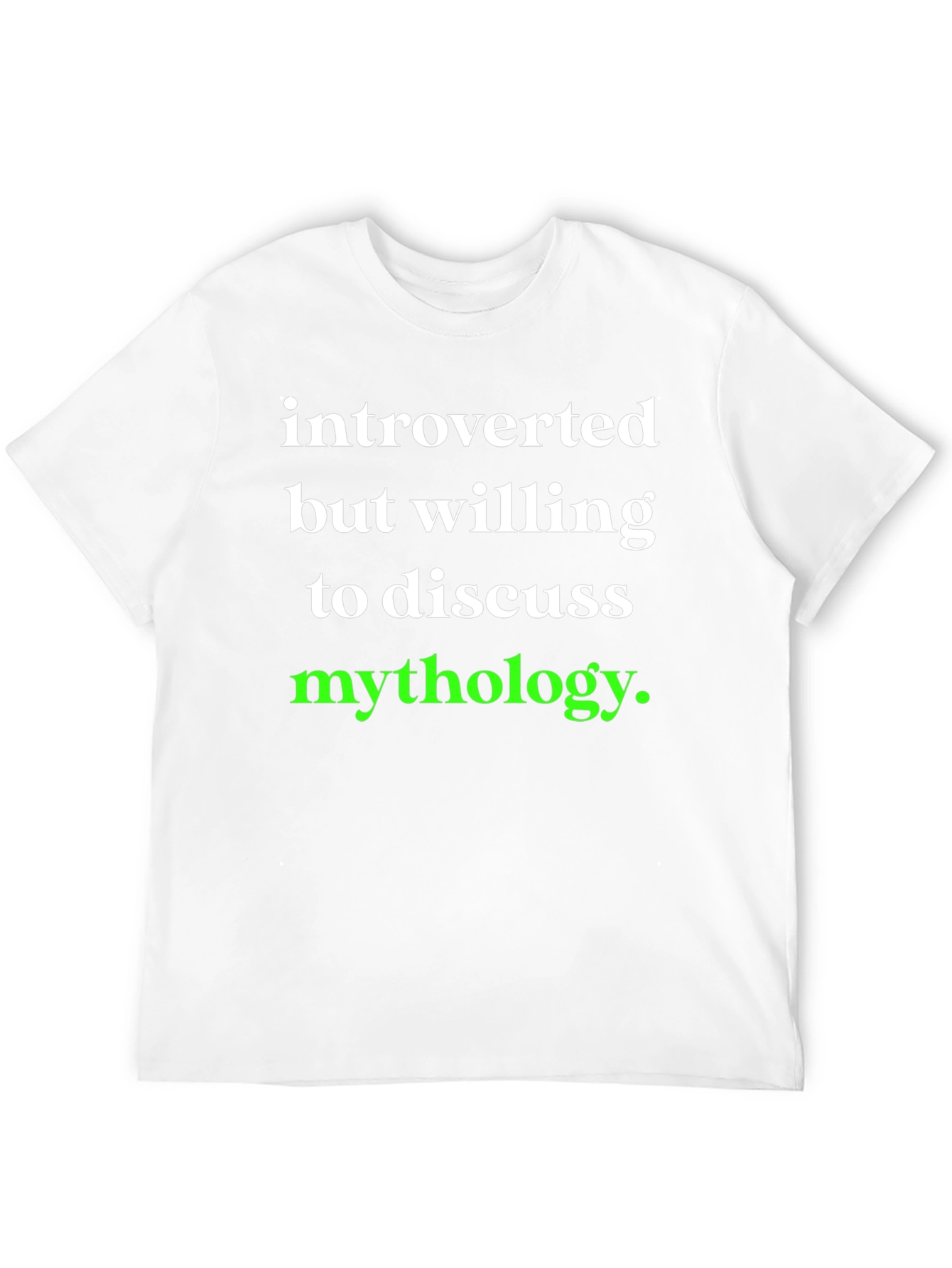 Introverted Mythology T-Shirt: Comfortable Cotton Tee