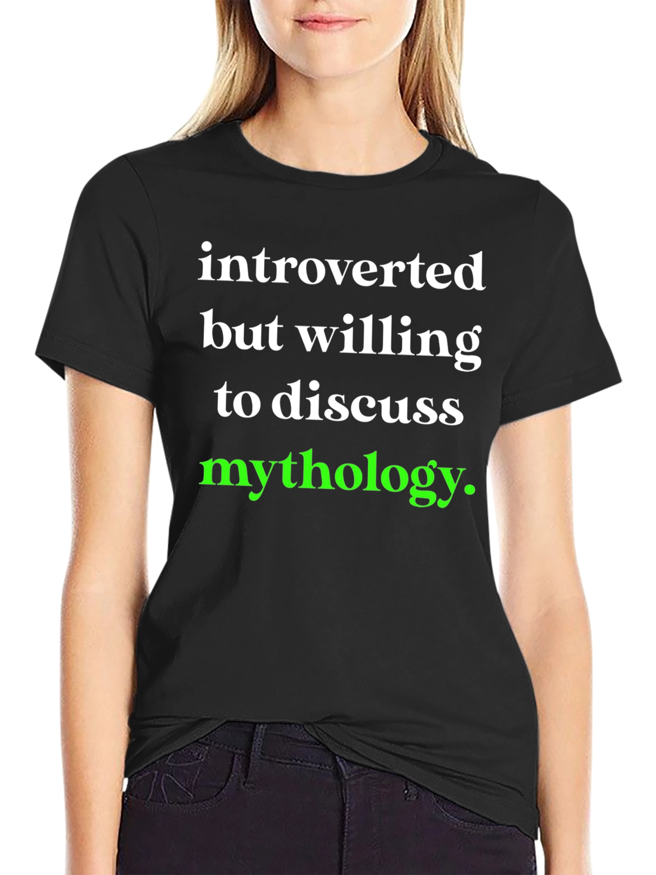 Introverted Mythology T-Shirt: Comfortable Cotton Tee